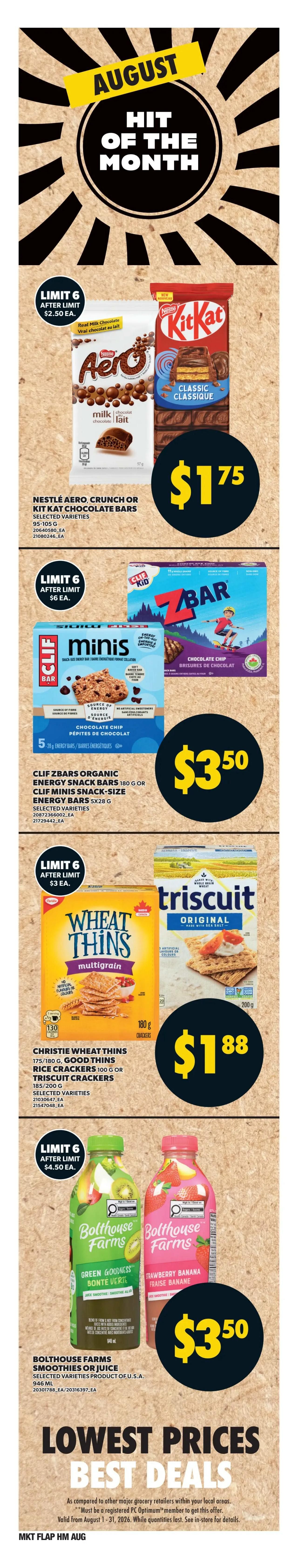 Independent Grocer (Atlantic) Flyer August 13 to 19