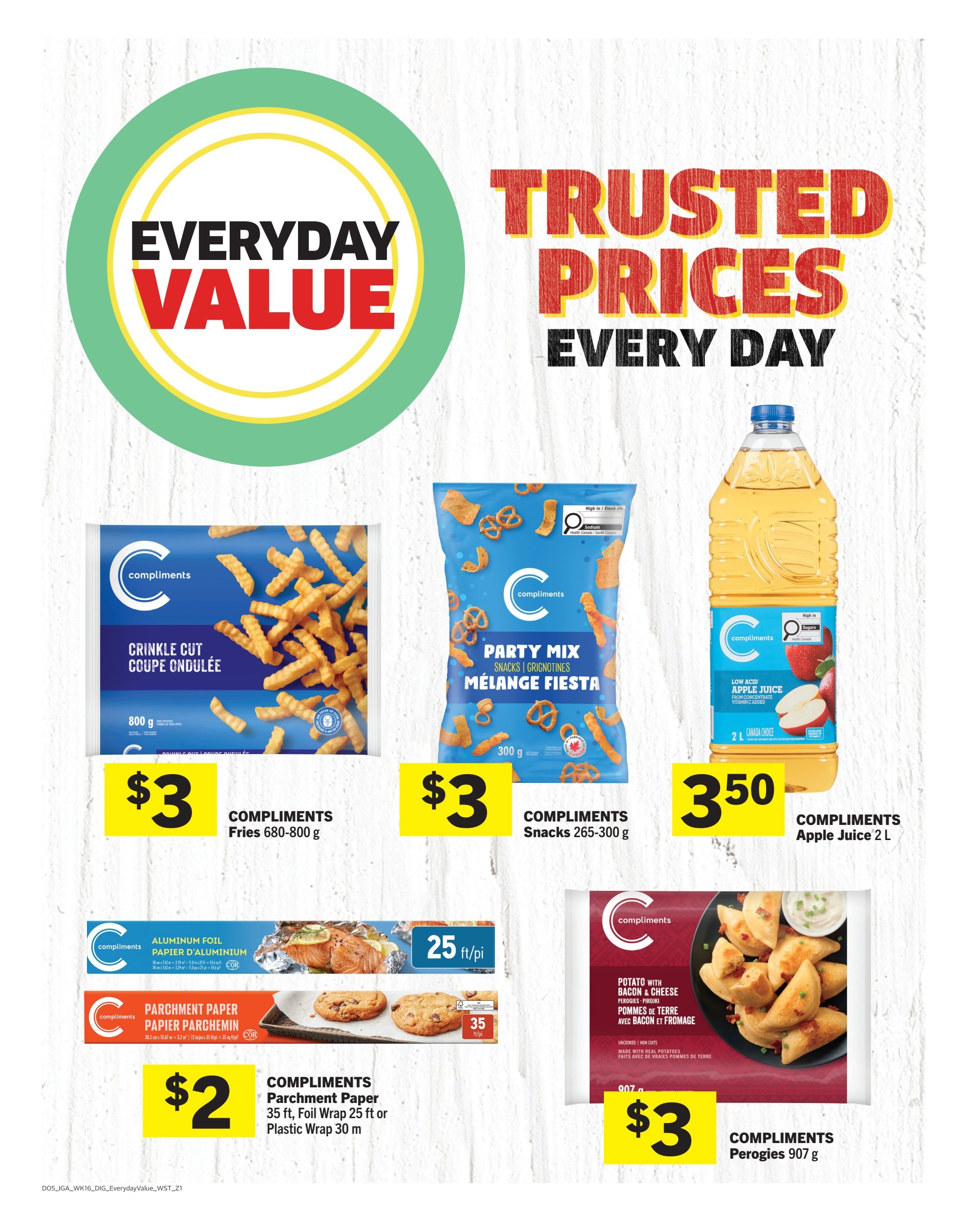 IGA (West) Flyer August 13 to 19