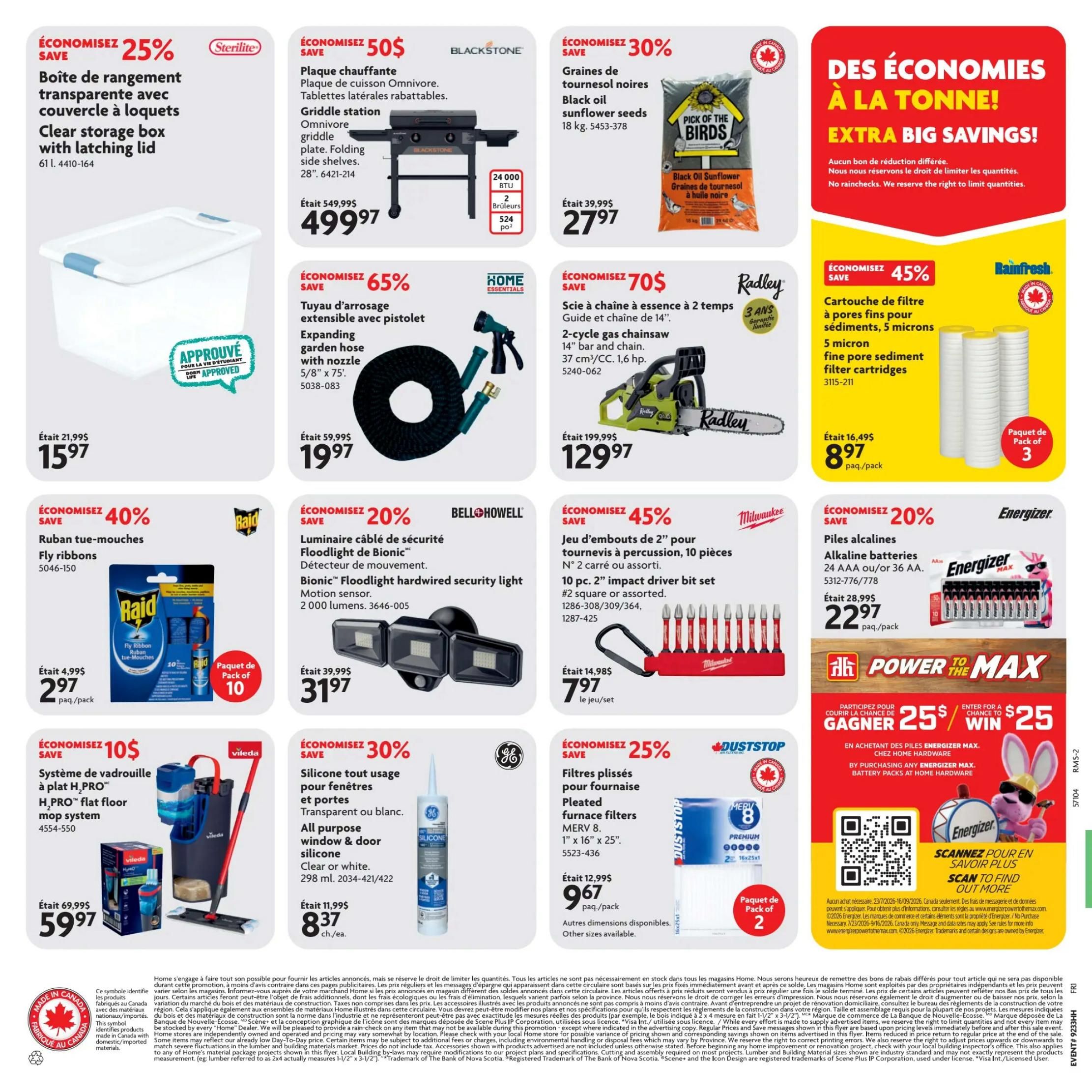 Home Hardware (QC) Flyer August 13 to 26