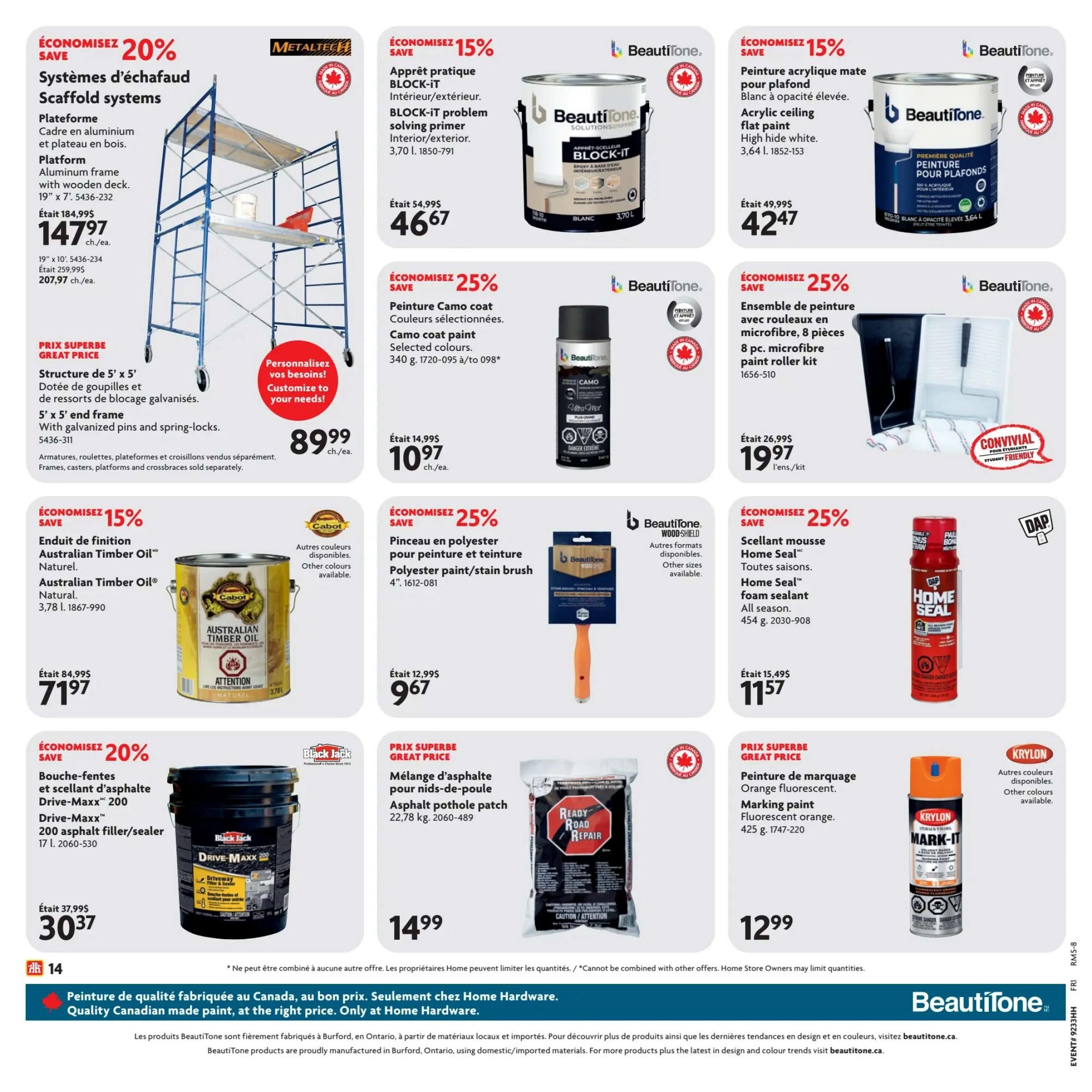 Home Hardware (QC) Flyer August 13 to 26