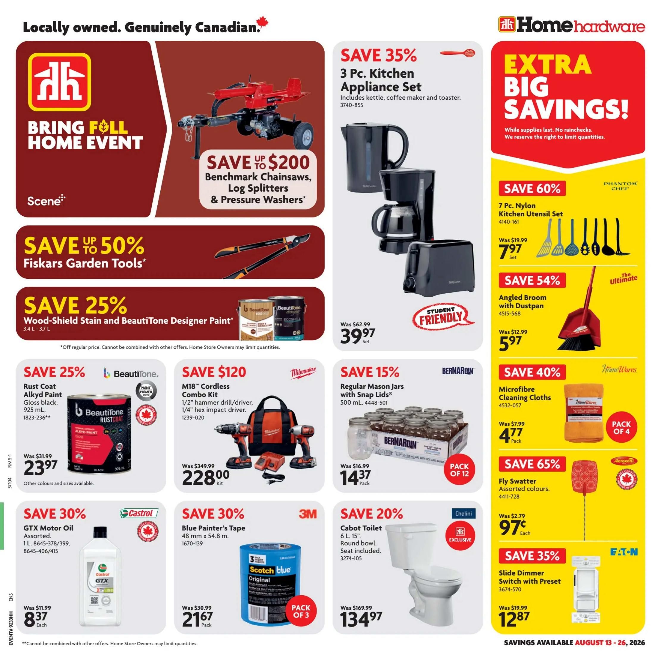 Home Hardware (BC) Flyer August 13 to 26