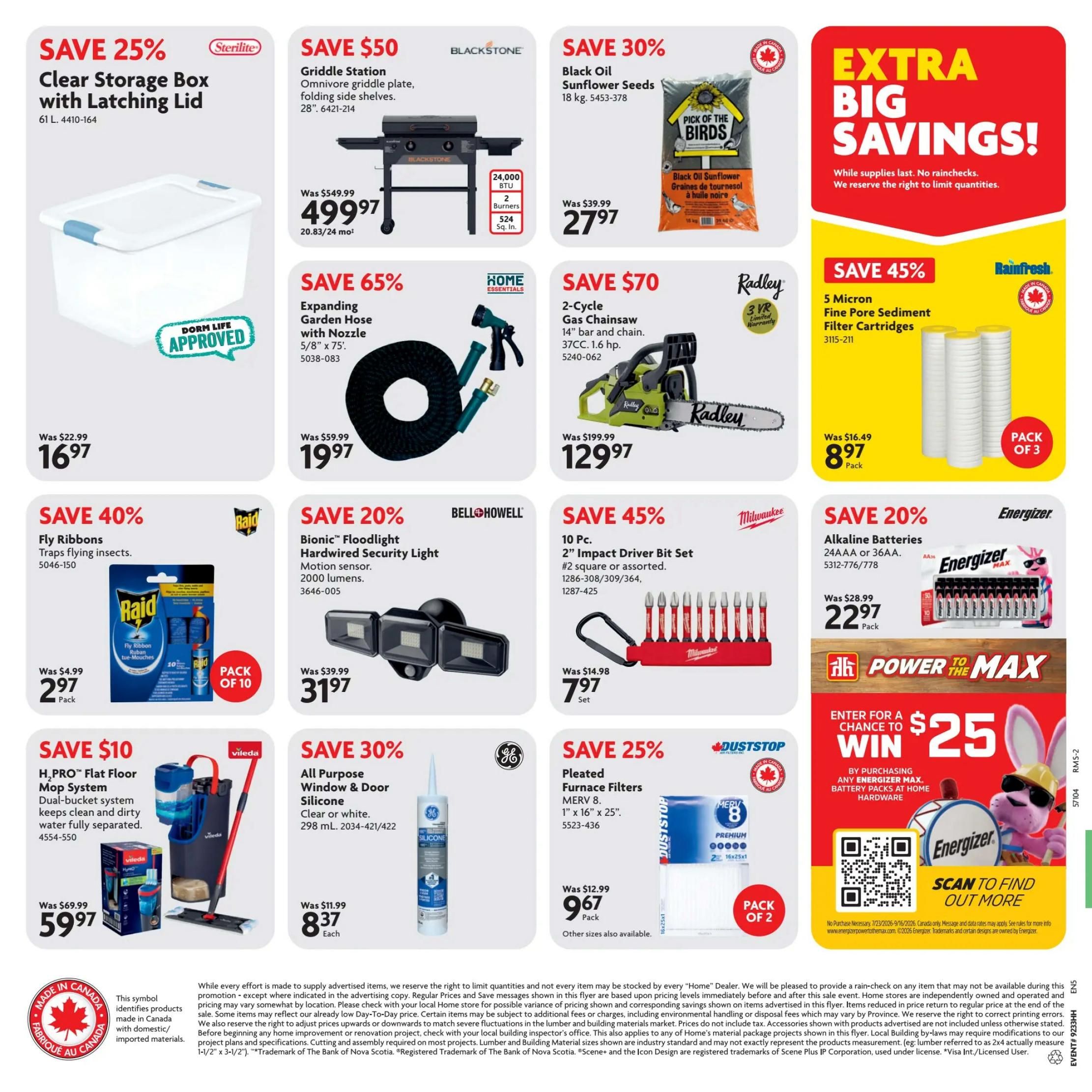 Home Hardware (BC) Flyer August 13 to 26