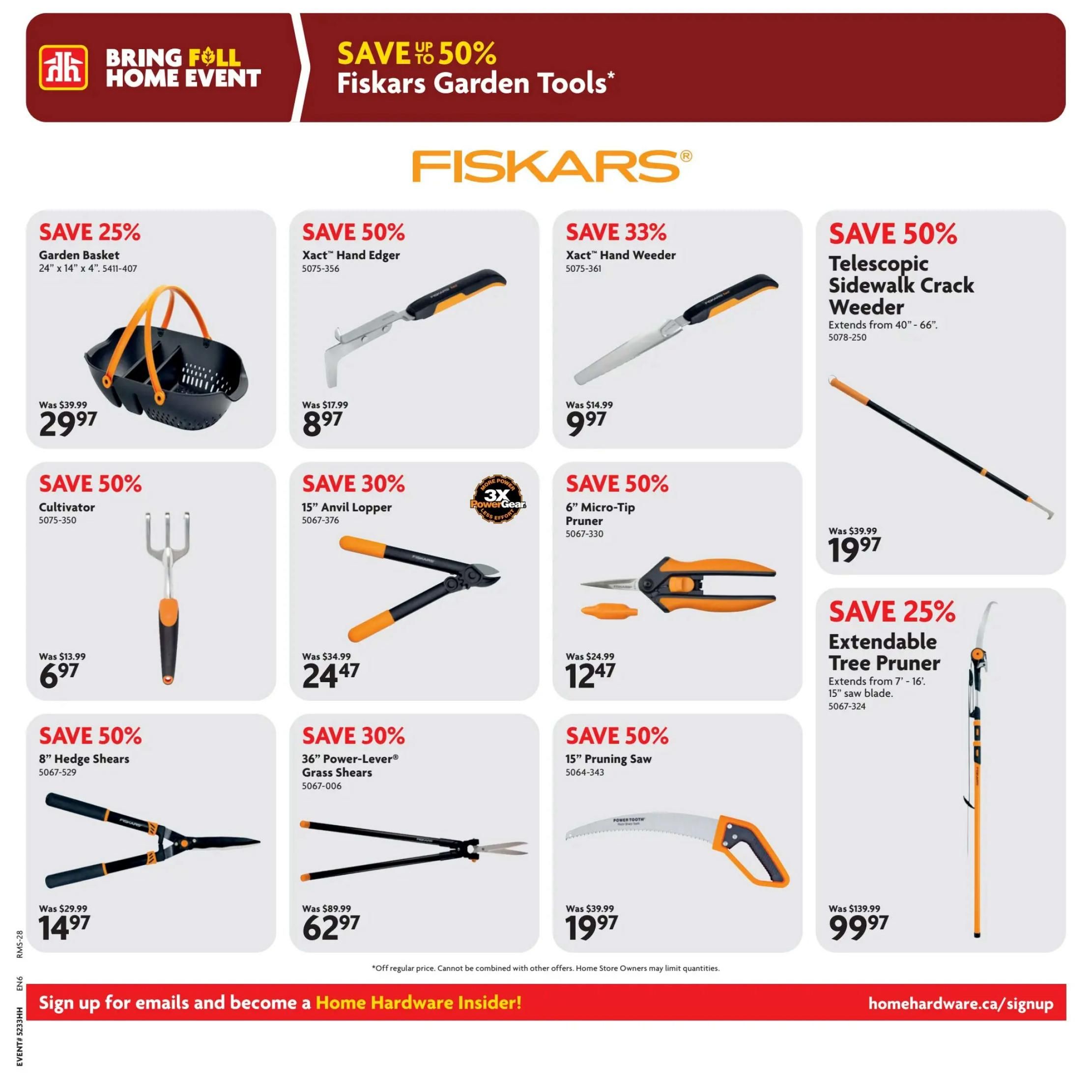 Home Hardware (ON) Flyer August 13 to 26