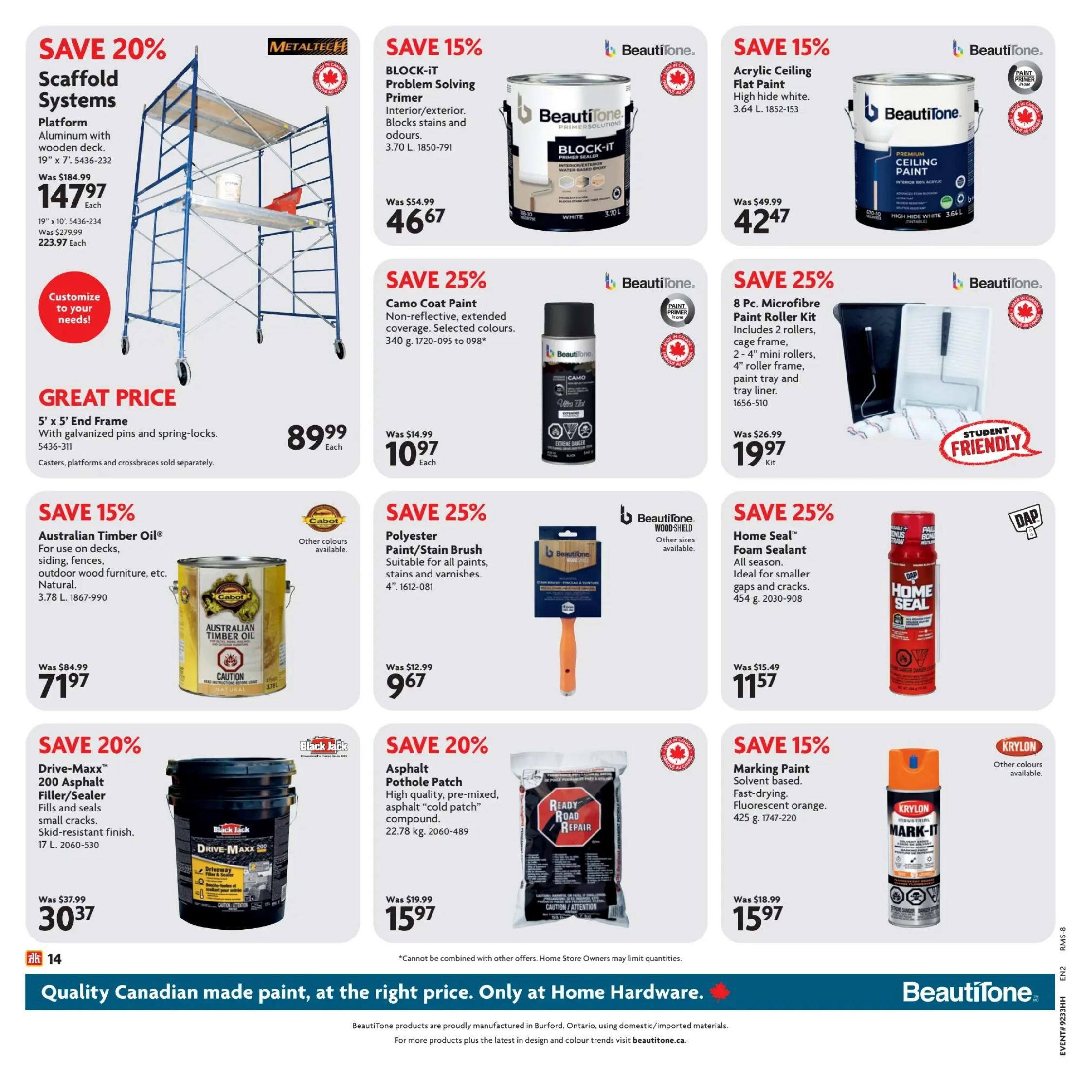 Home Hardware (Atlantic) Flyer August 13 to 26