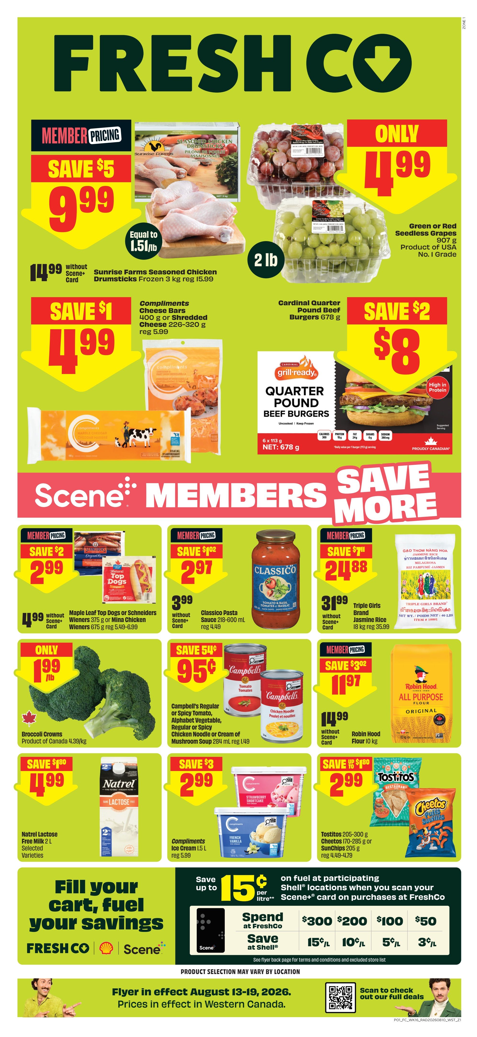 FreshCo (West) Flyer August 13 to 19