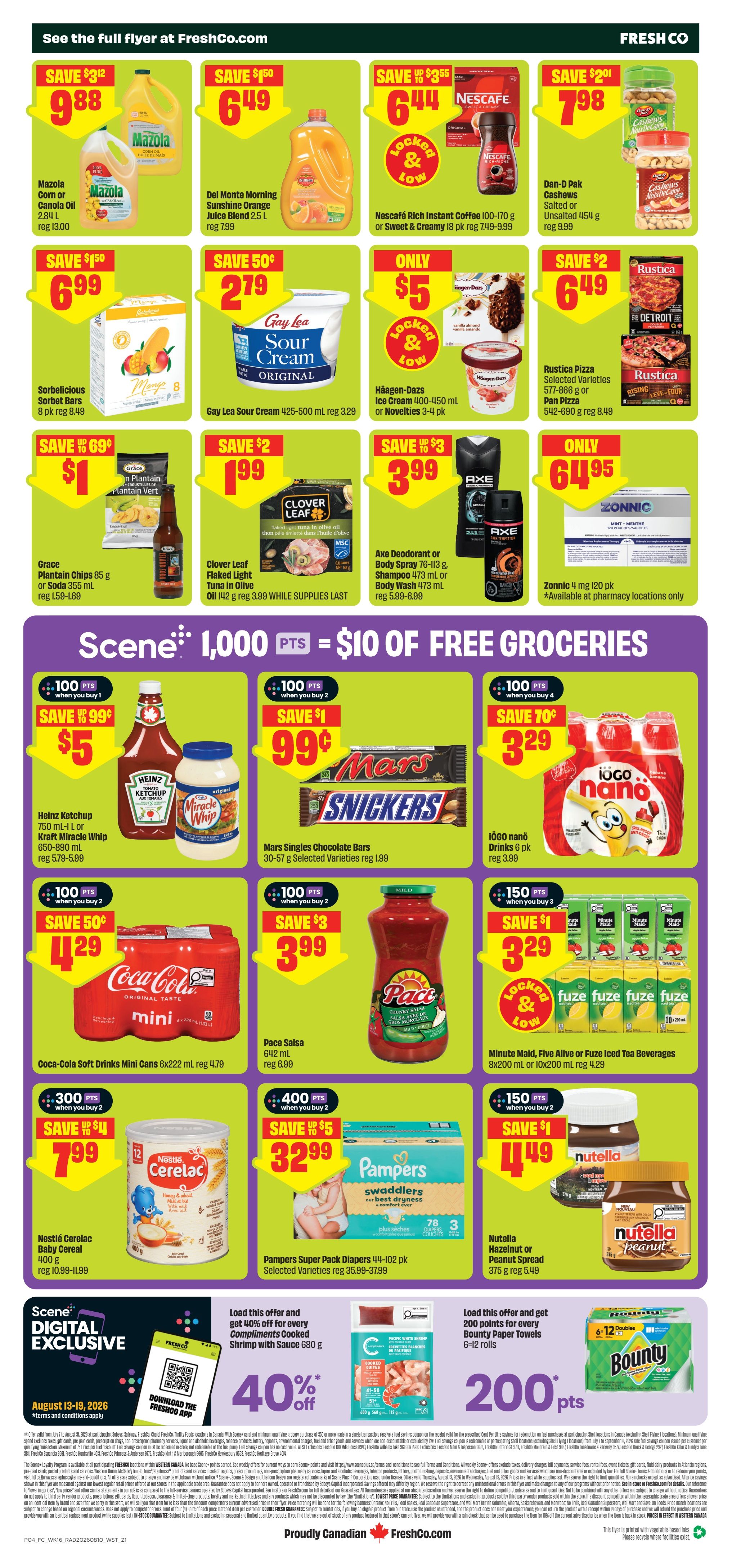 FreshCo (West) Flyer August 13 to 19