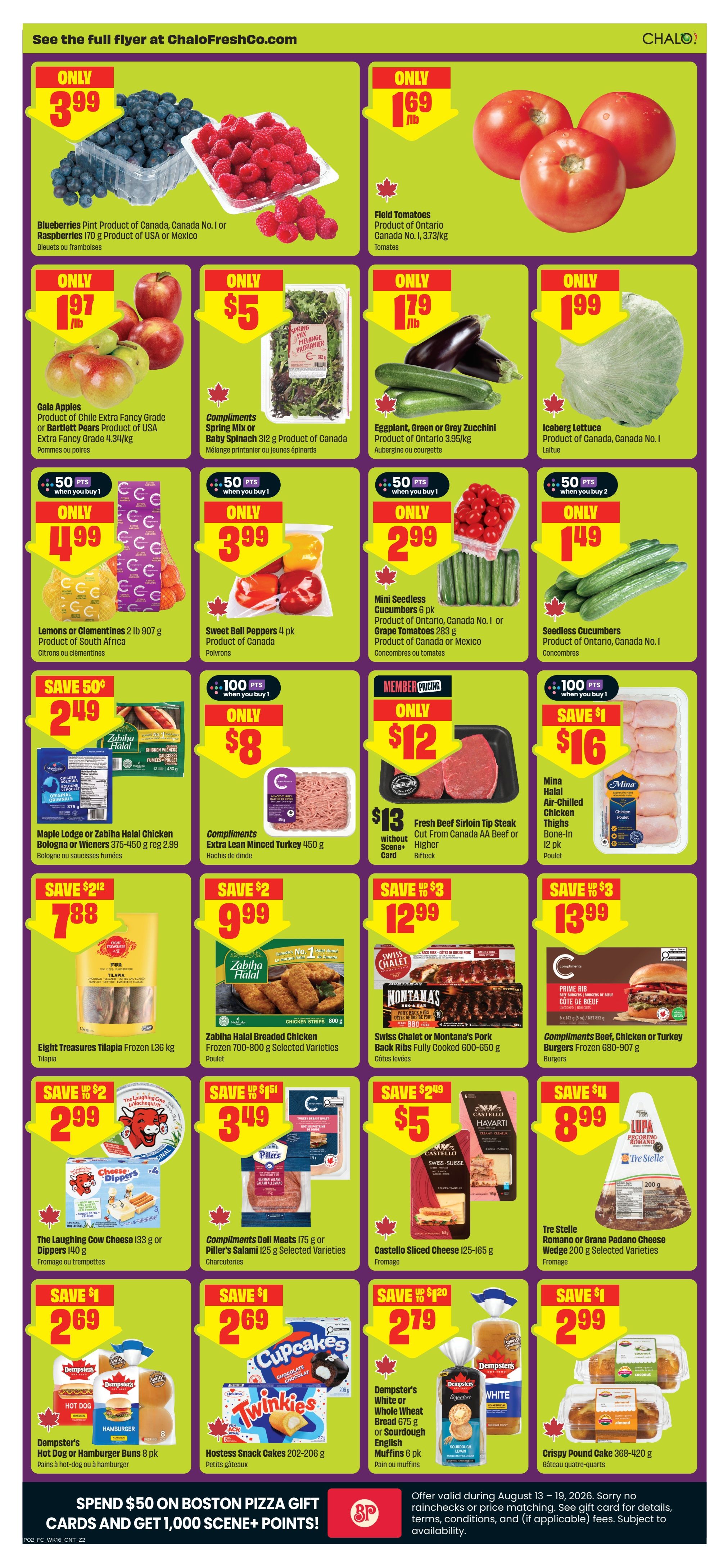 Chalo! FreshCo (ON) Flyer August 13 to 19