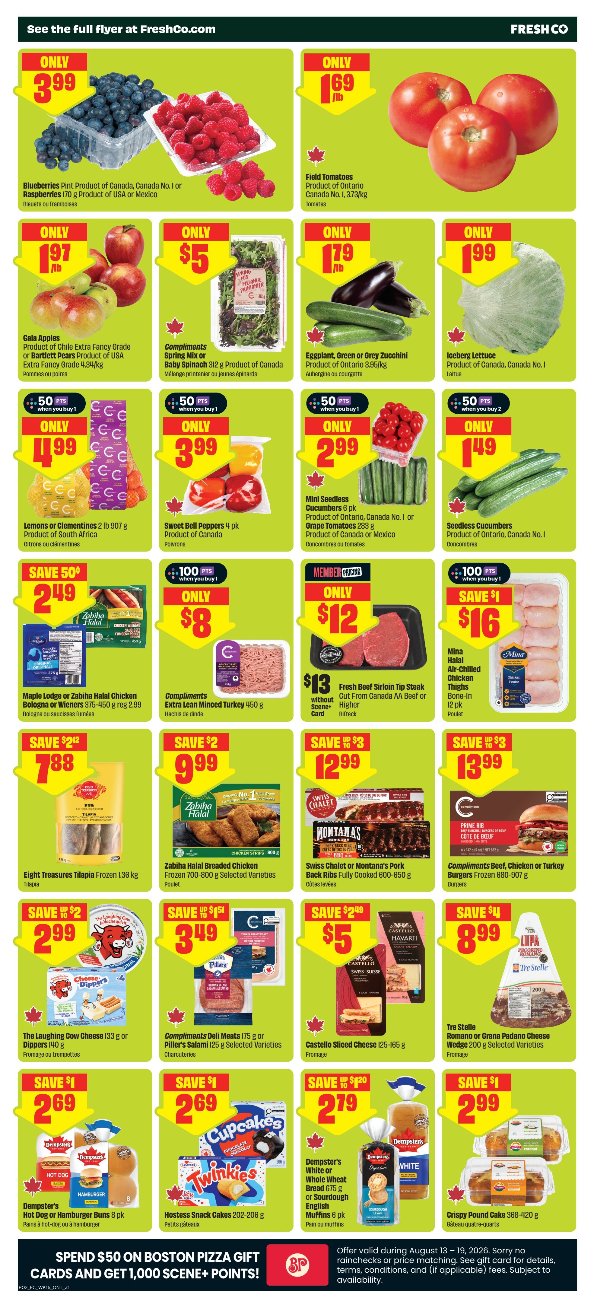 FreshCo (ON) Flyer August 13 to 19