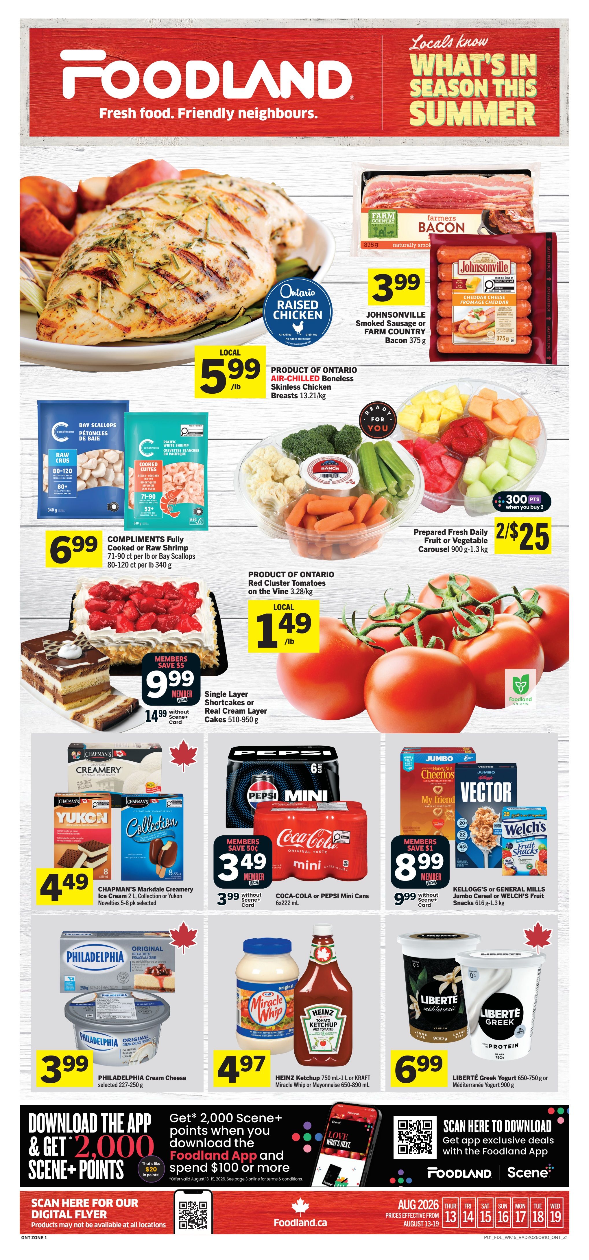Foodland (ON) Flyer August 13 to 19