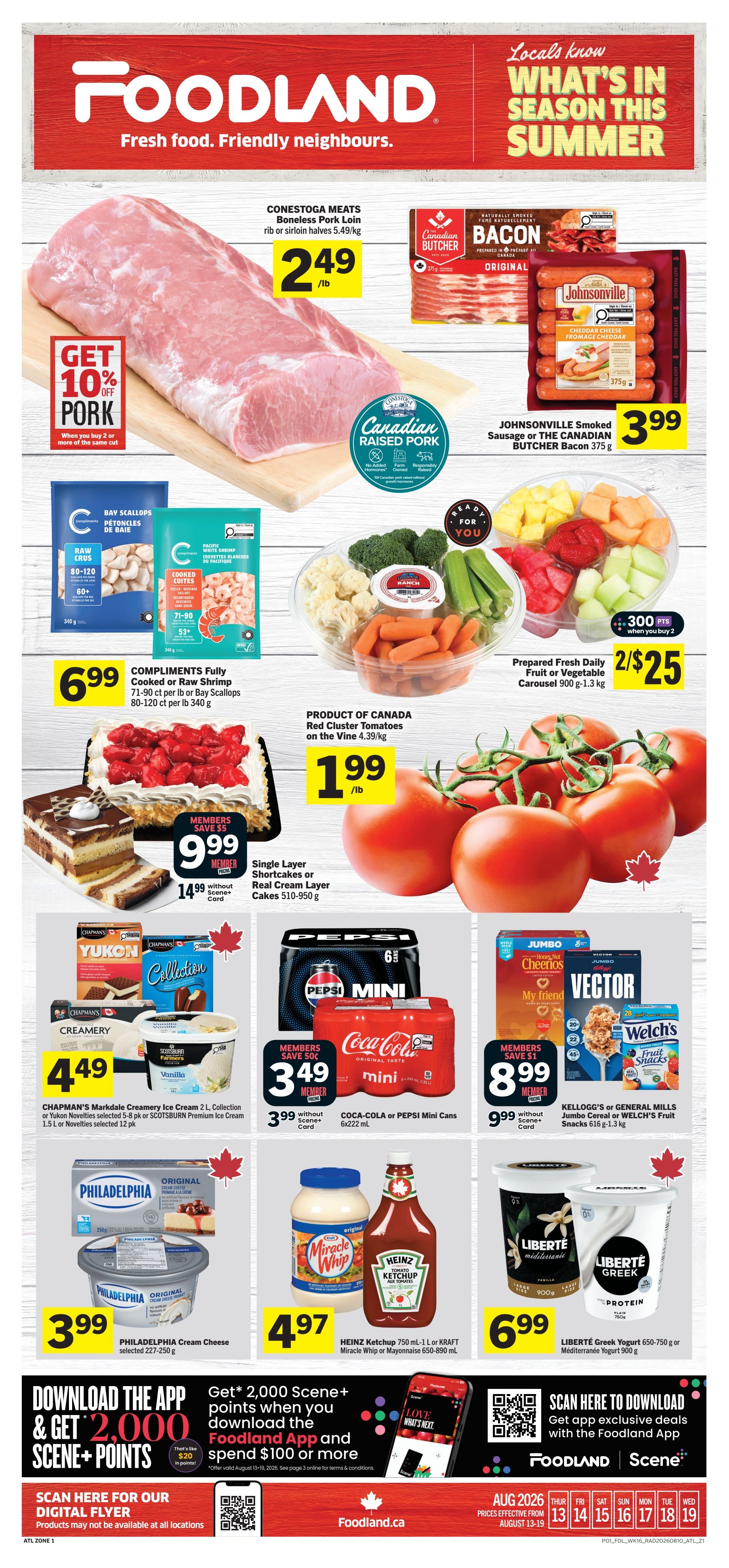 Foodland (Atlantic) Flyer August 13 to 19