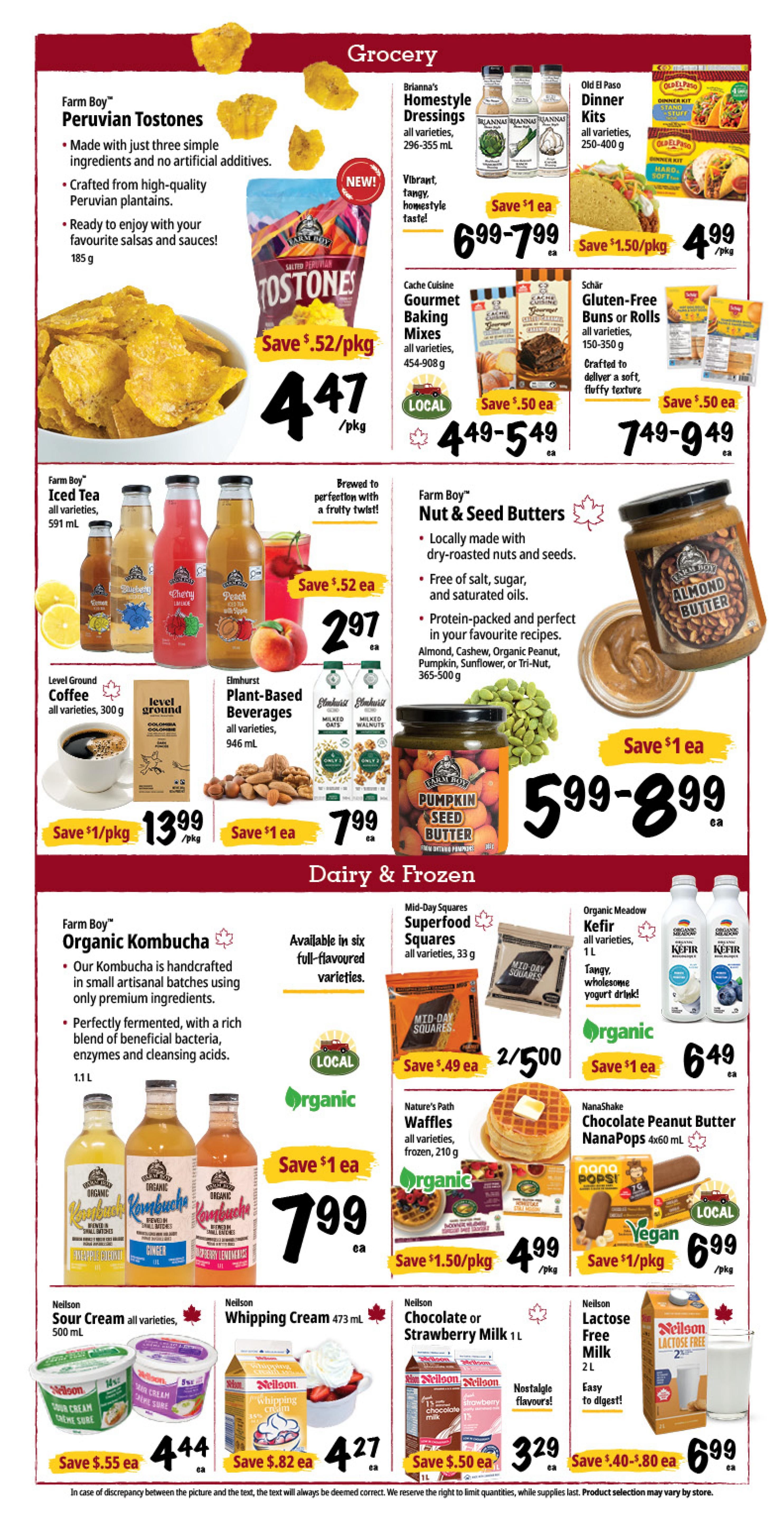 Farm Boy Flyer August 13 to 19