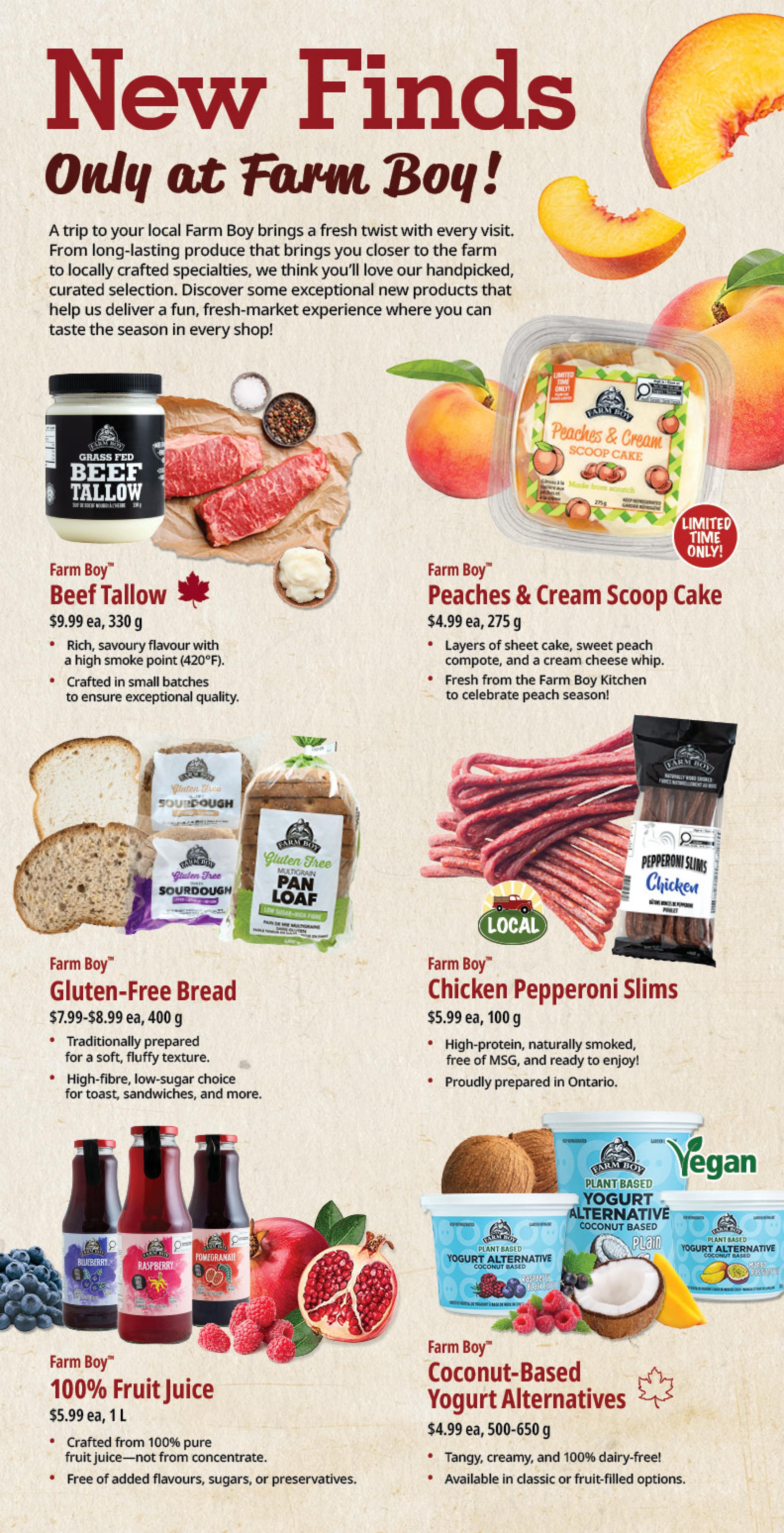 Farm Boy Flyer August 13 to 19