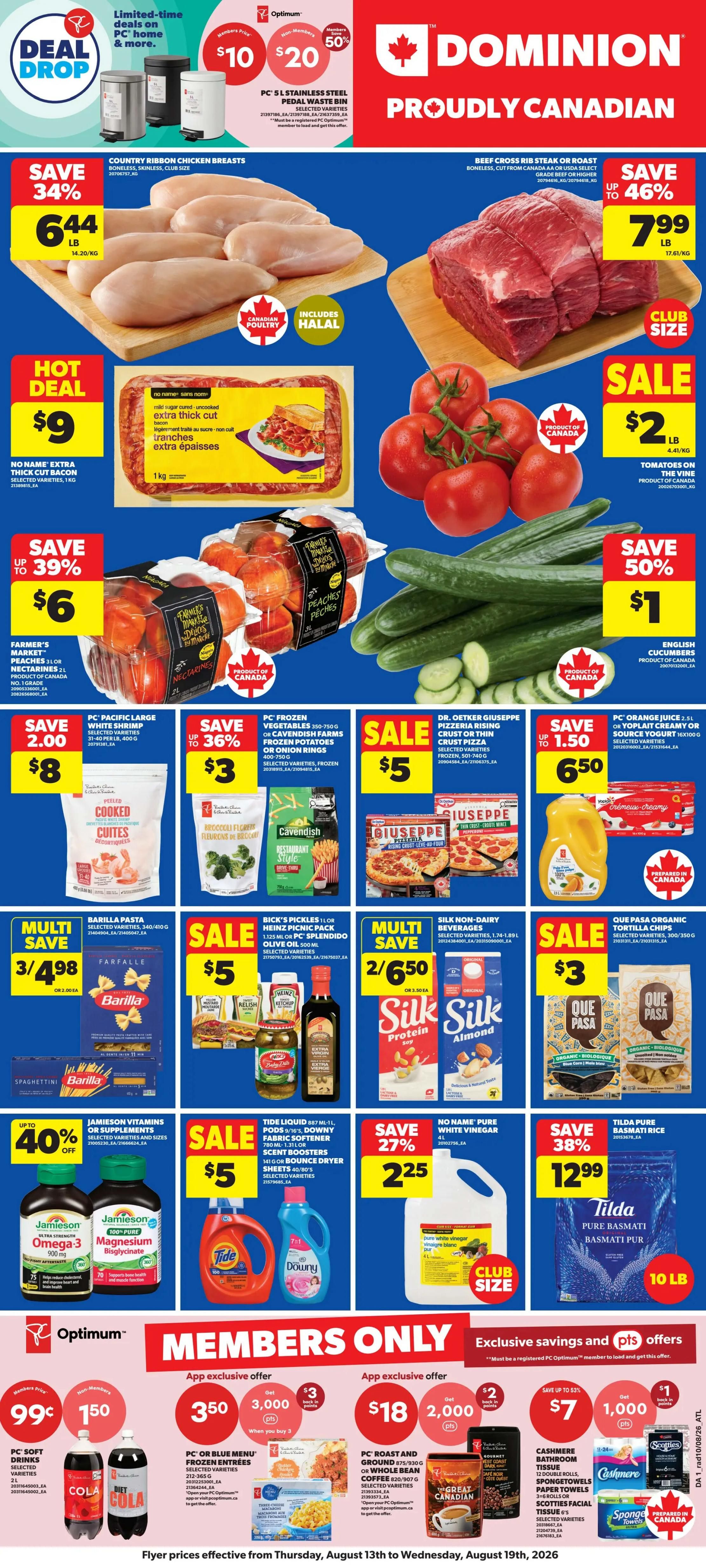 Dominion Flyer August 13 to 19
