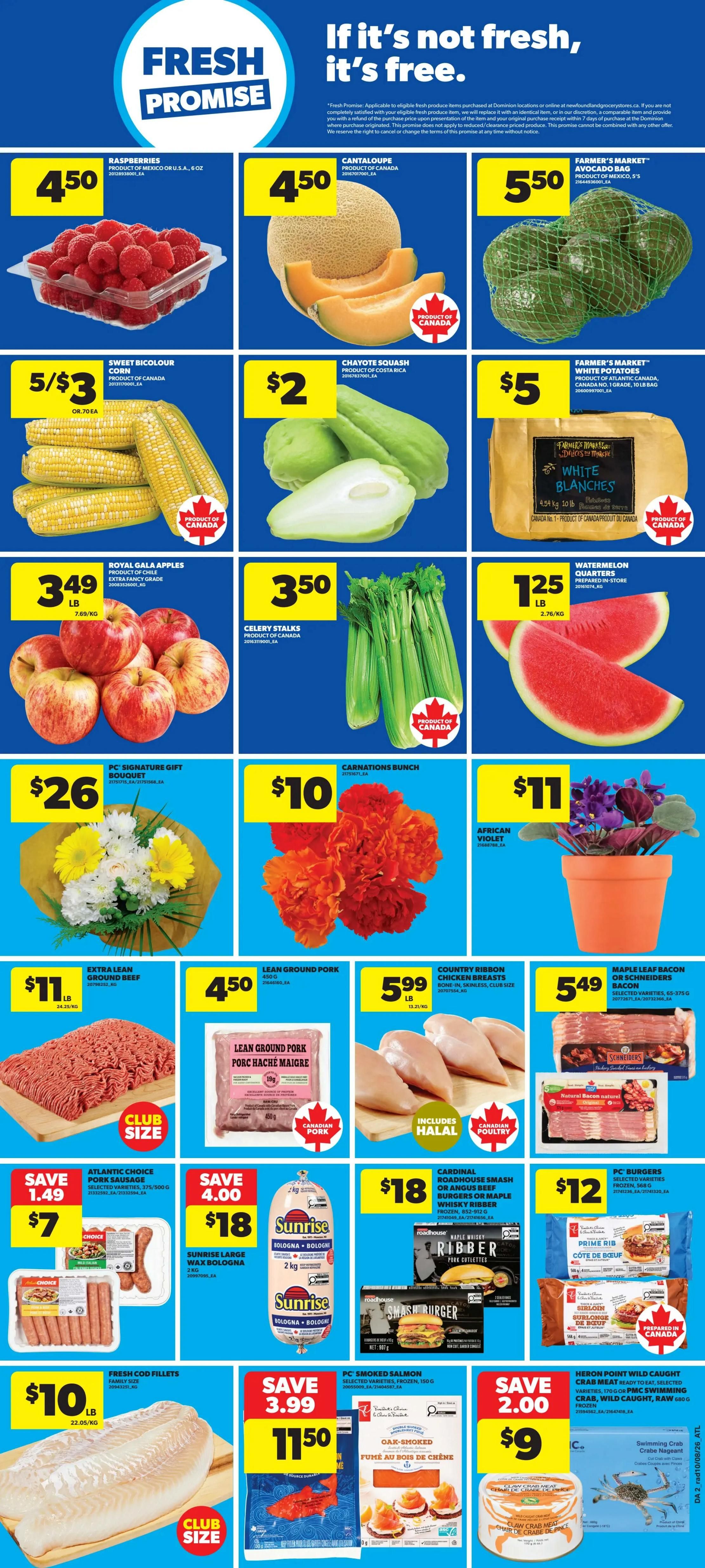 Dominion Flyer August 13 to 19
