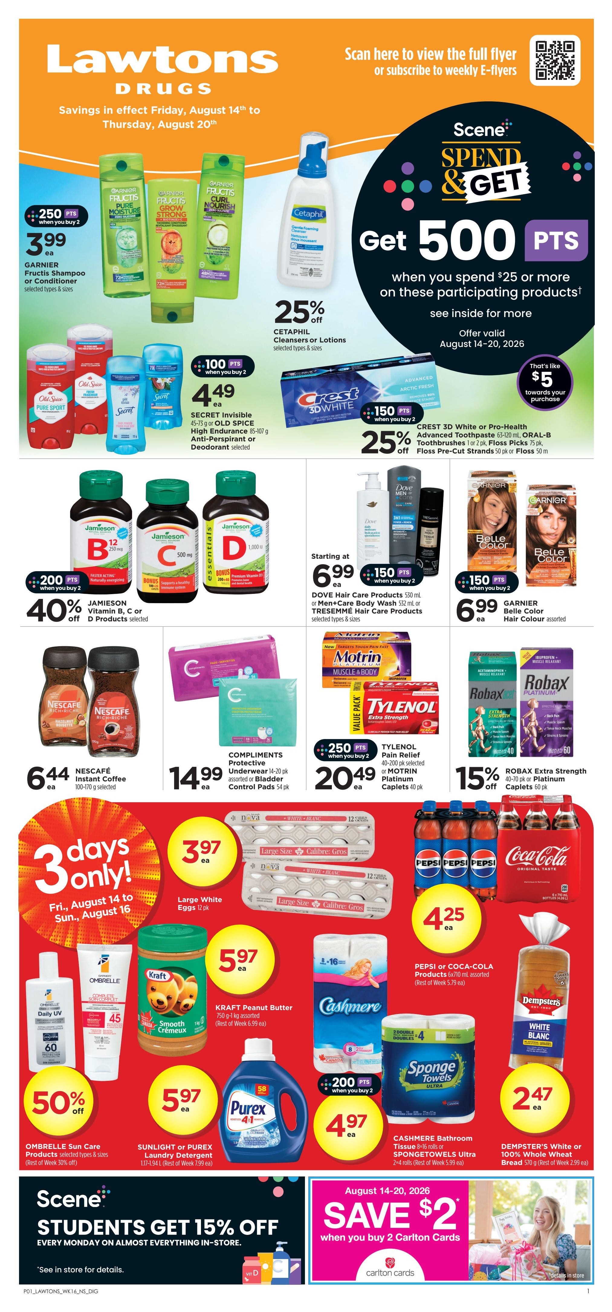 Lawtons Drugs (NS) Flyer August 14 to 20