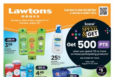 Lawtons Drugs (NS) Flyer August 14 to 20