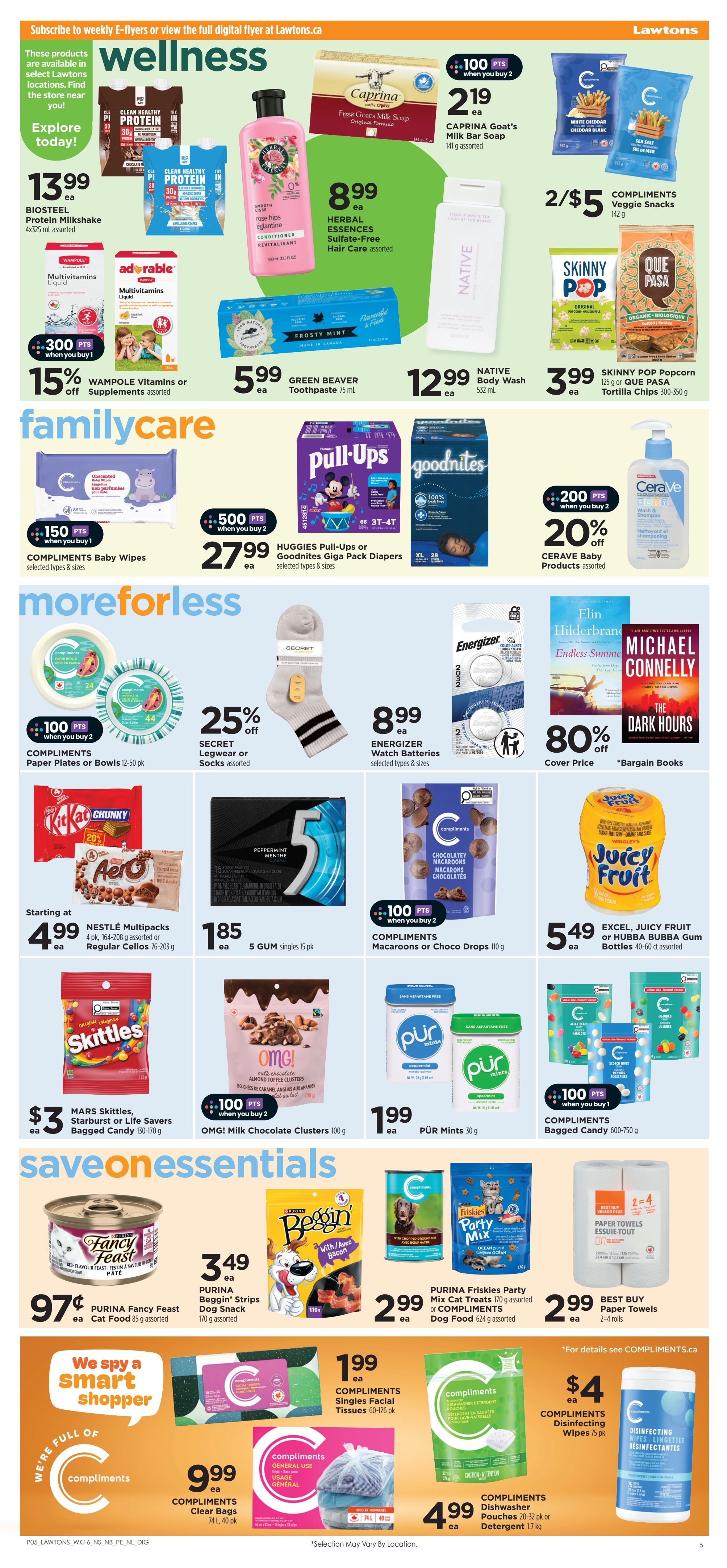 Lawtons Drugs (NS) Flyer August 14 to 20