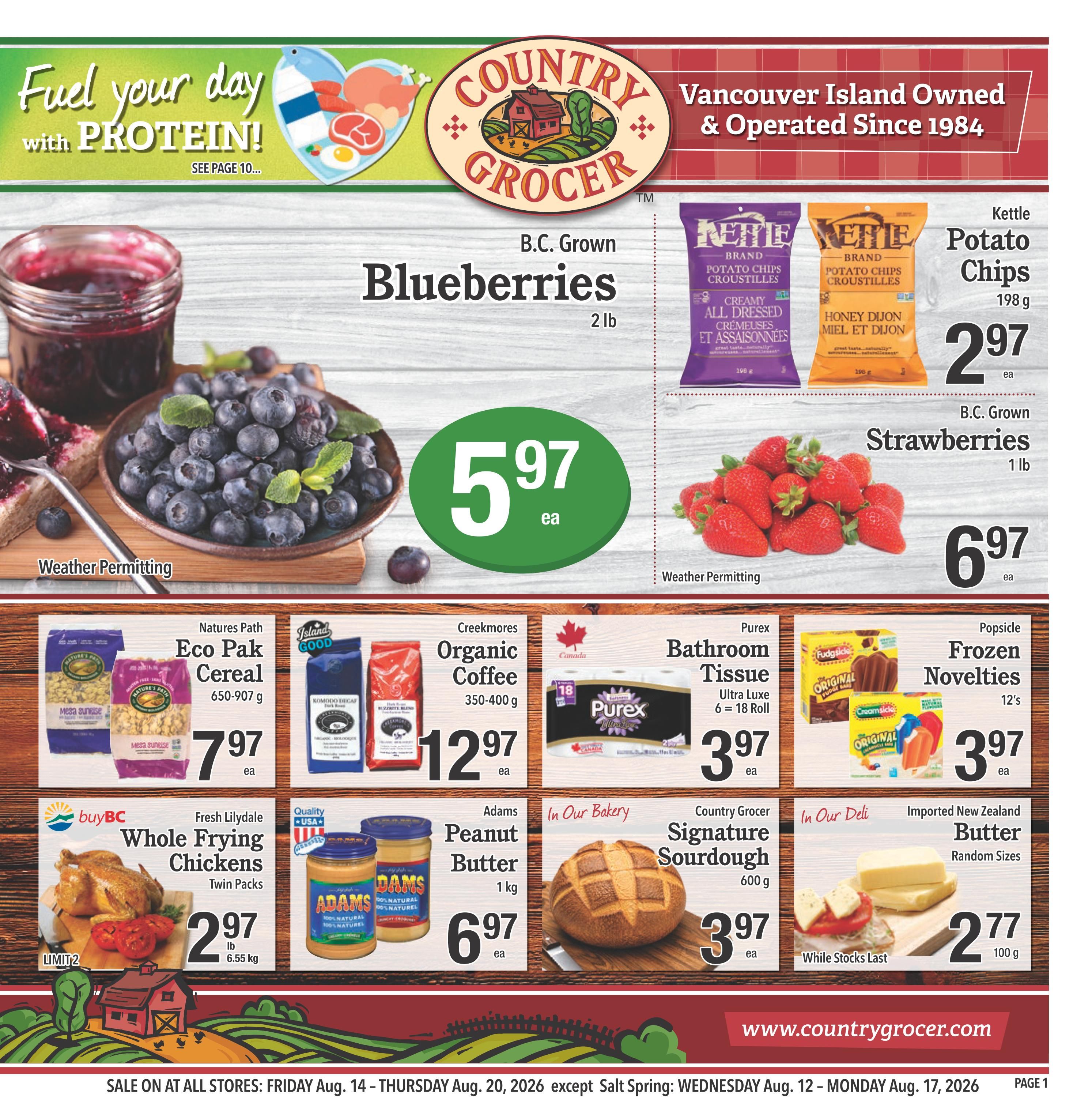 Country Grocer Flyer August 14 to 20