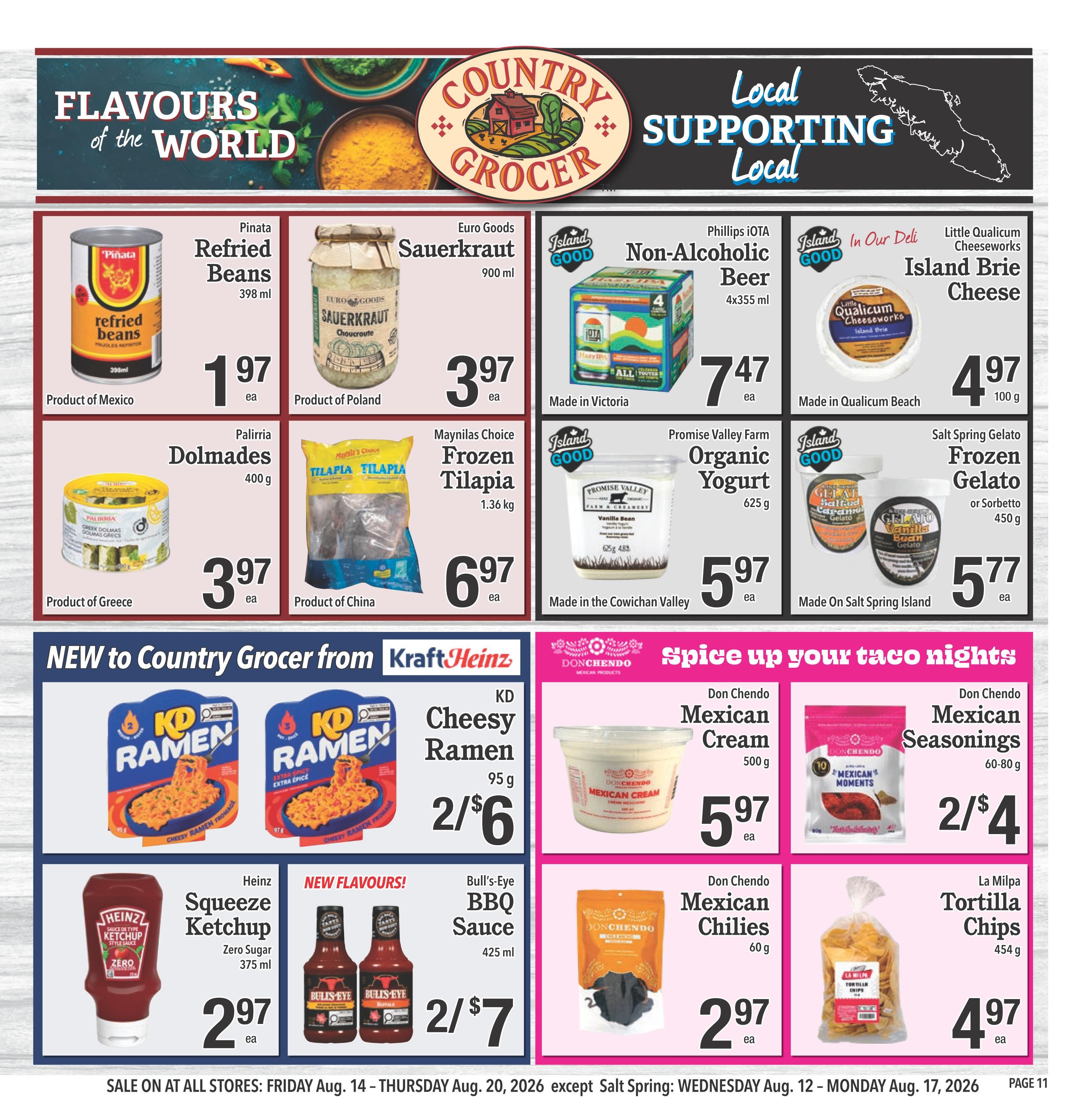 Country Grocer Flyer August 14 to 20