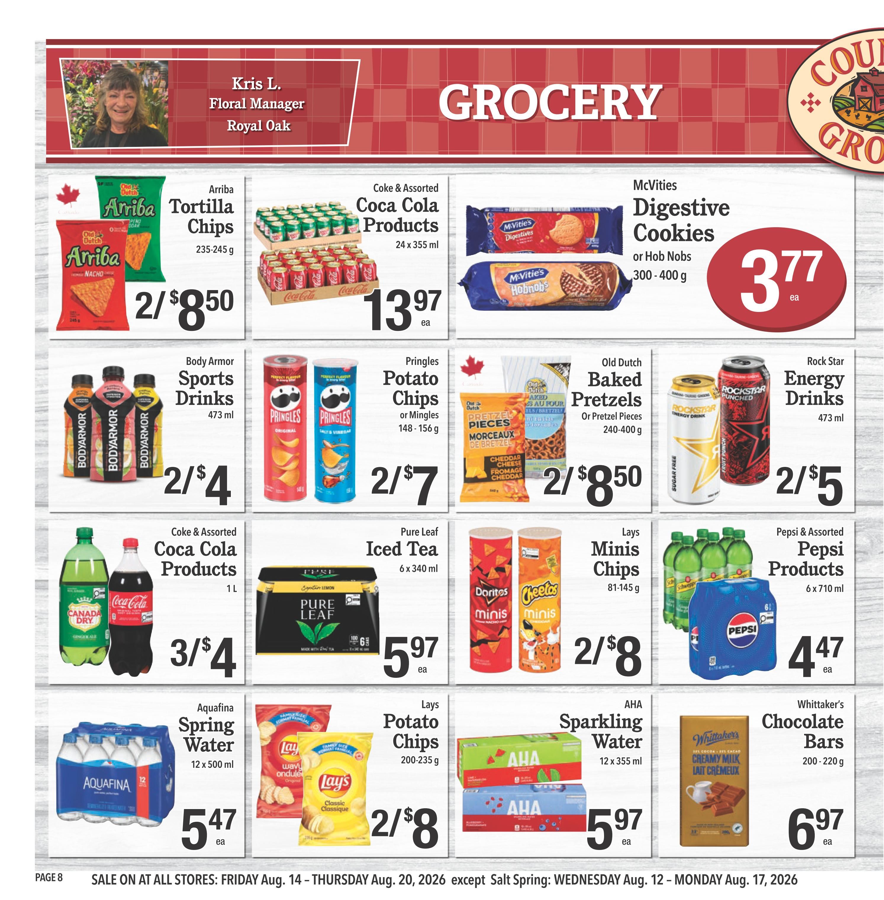 Country Grocer Flyer August 14 to 20