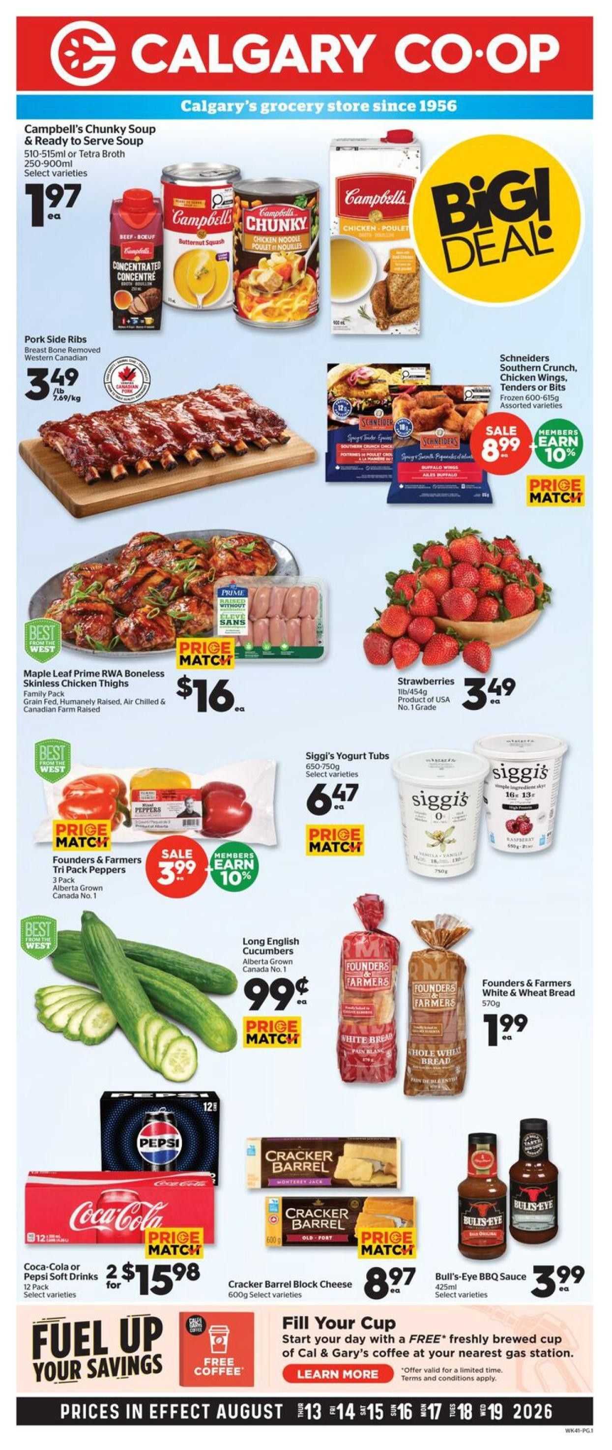 Calgary Co-op Flyer August 13 to 19