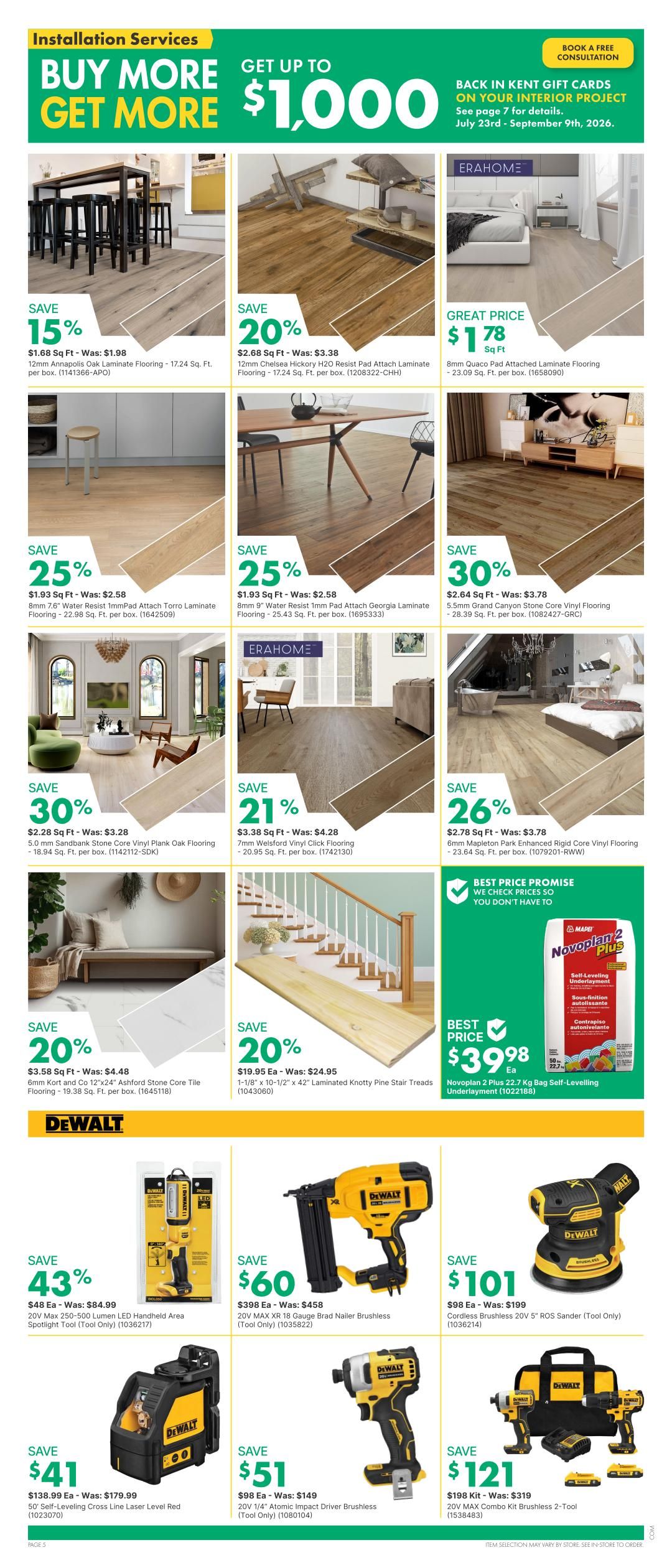 Kent Building Supplies Flyer August 13 to 19