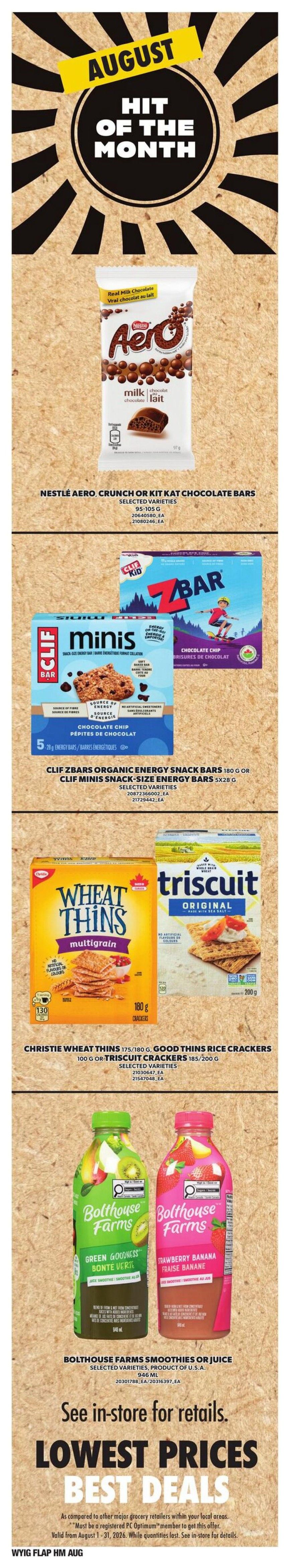 Independent Grocer (West) Flyer August 13 to 19