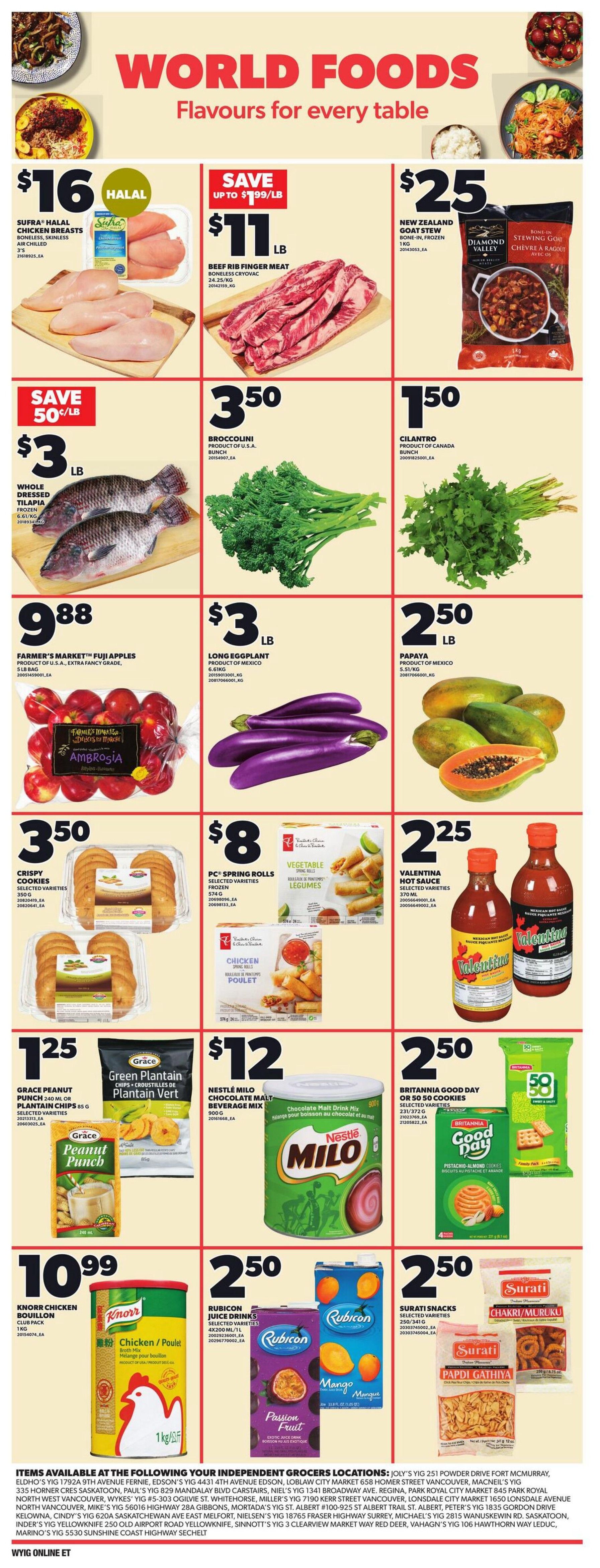 Independent Grocer (West) Flyer August 13 to 19