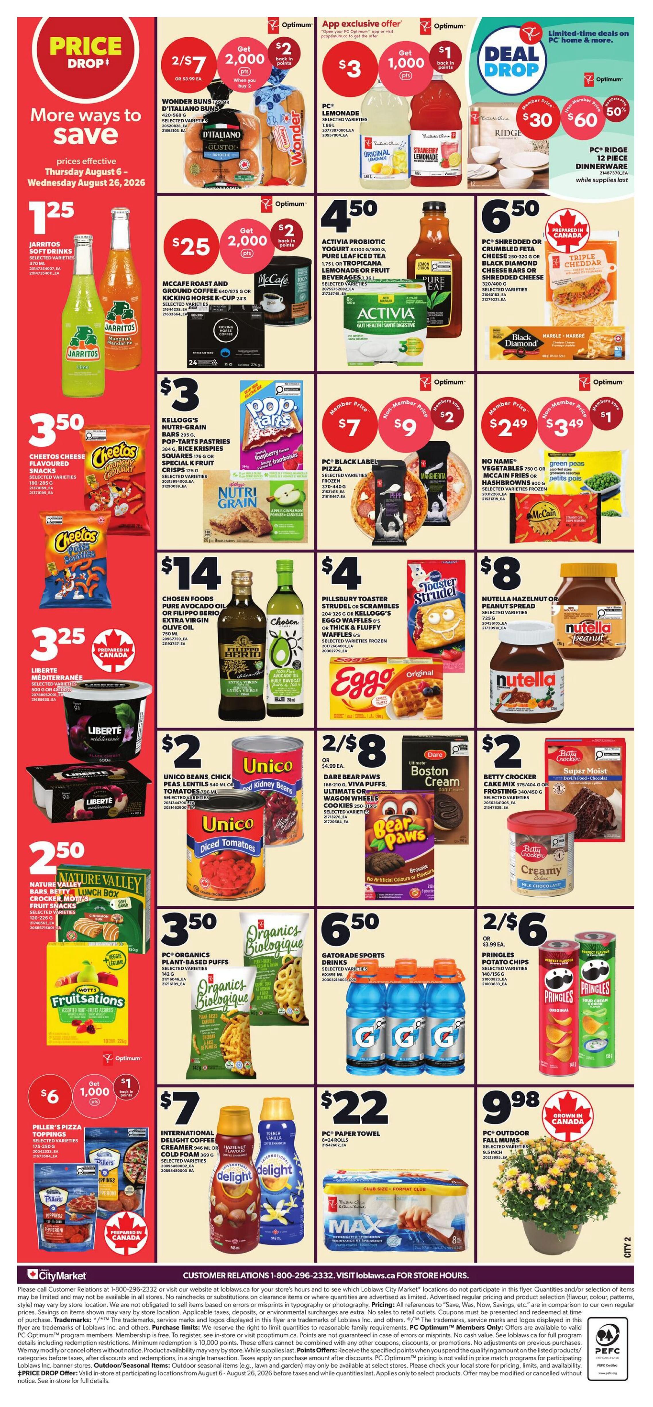 Loblaws City Market (West) Flyer August 13 to 19