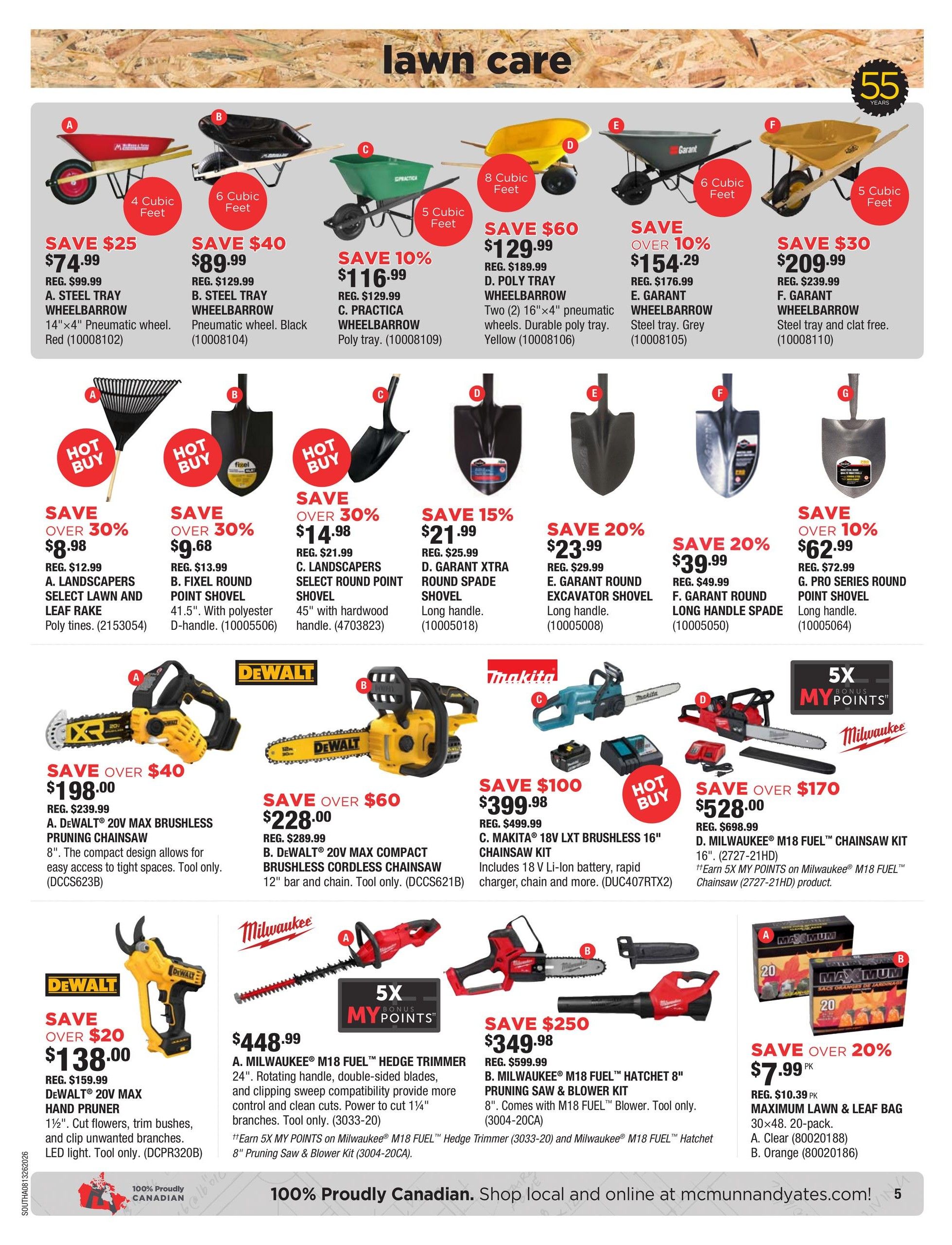 McMunn & Yates Building Supplies Flyer August 13 to 26