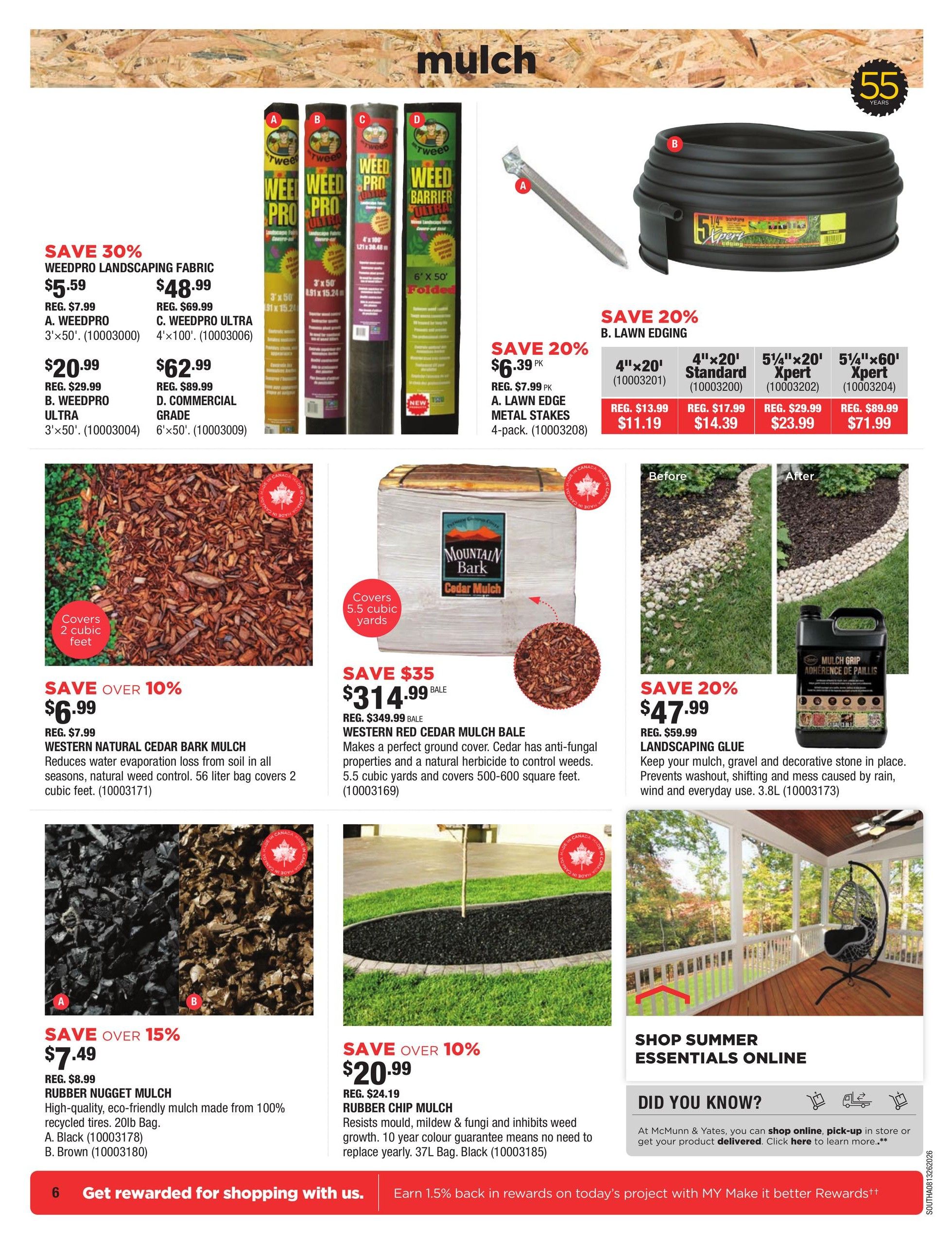 McMunn & Yates Building Supplies Flyer August 13 to 26