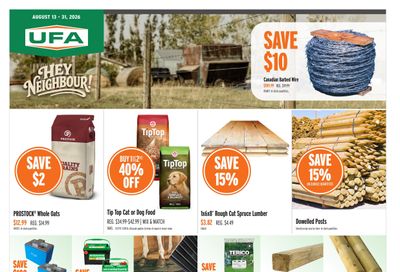 UFA Co-operative Limited Flyer August 13 to 19