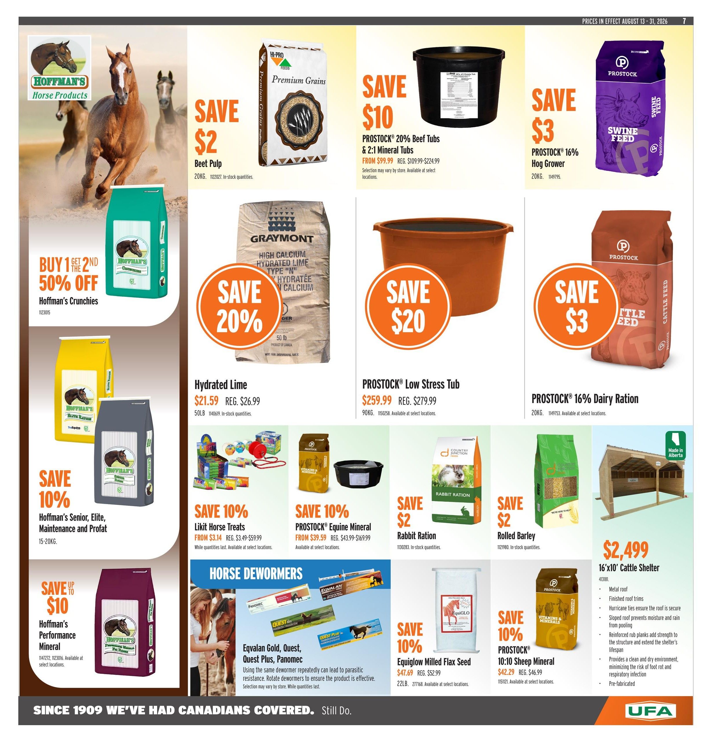 UFA Co-operative Limited Flyer August 13 to 19