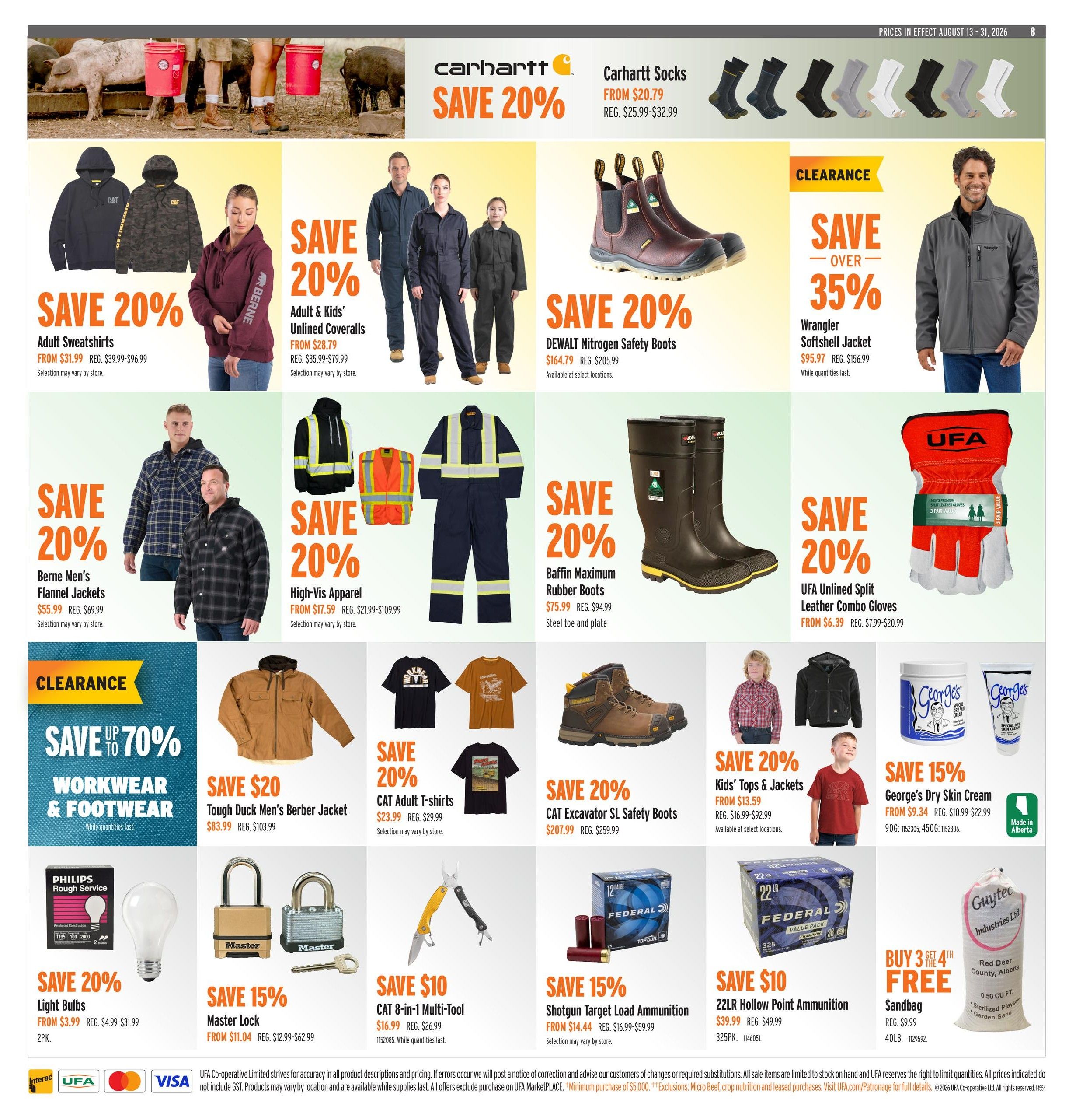 UFA Co-operative Limited Flyer August 13 to 19