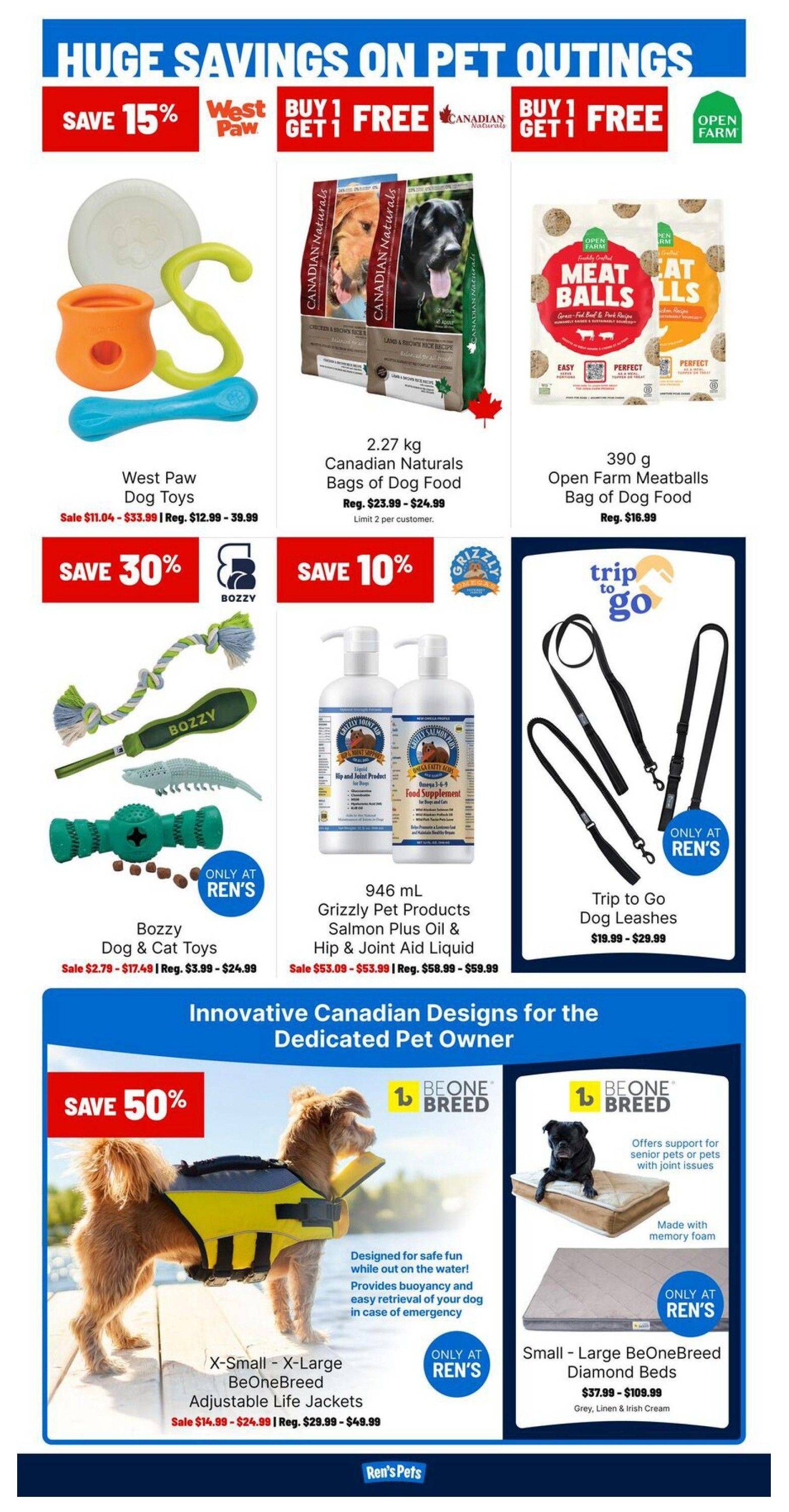 Ren's Pets Flyer August 13 to 19