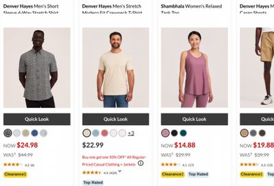 Mark’s Canada Back to Class Flash Sale: Save up to 40% Off + Clearance up to 60% off