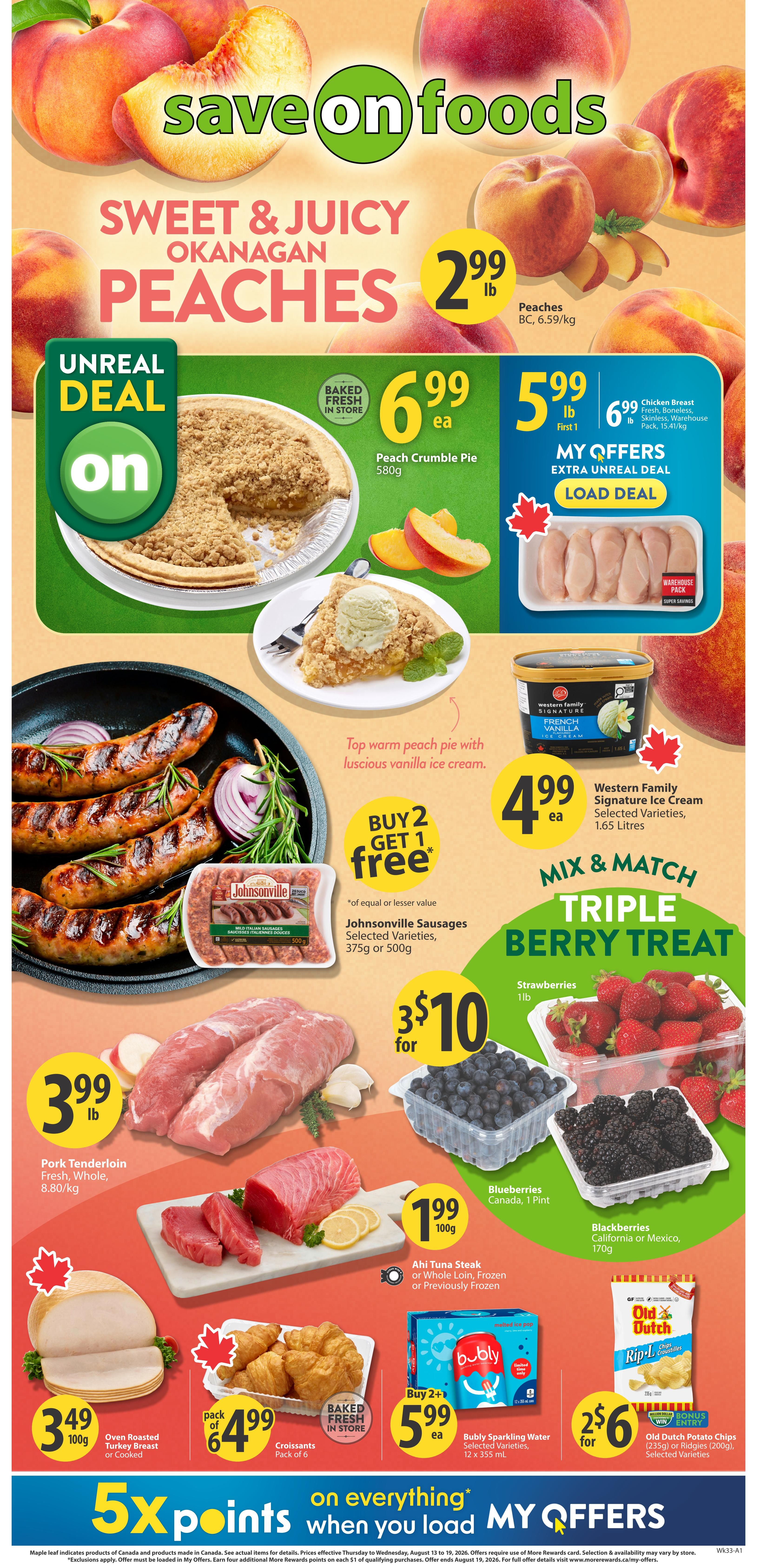 Save On Foods (BC) Flyer August 13 to 19