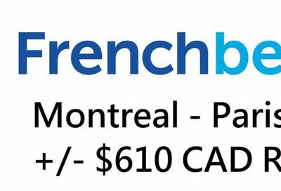Frenchbee Airlines: Non-Stop Roundtrip: Montreal (YUL) to Paris Orly (ORY) $610 CAD SEPT/OCT 2026
