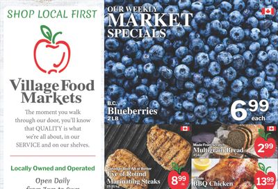 Village Food Markets Flyer August 12 to 18