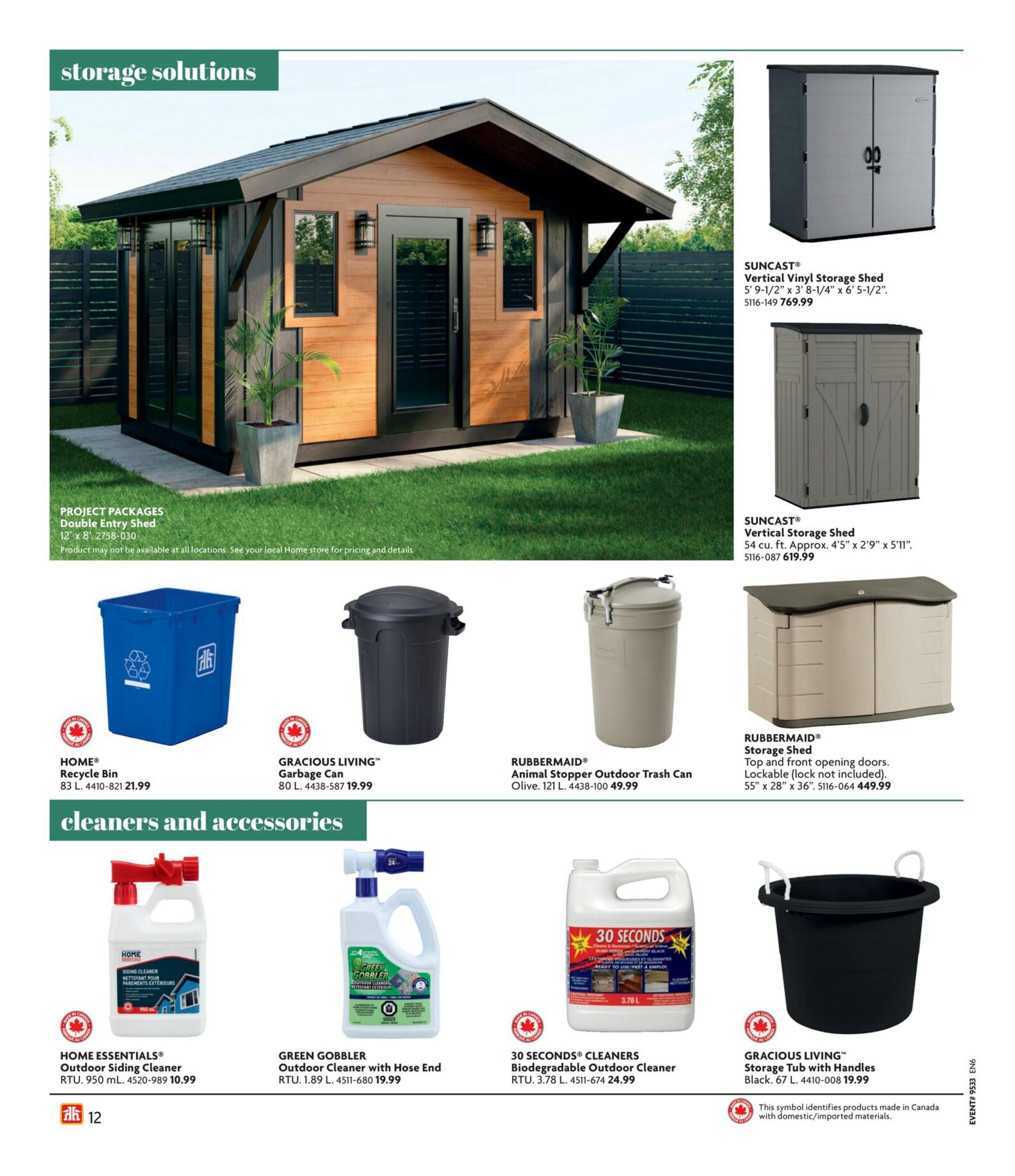 Home Hardware (ON) Fall and Winter Catalogue August 13 to November 4