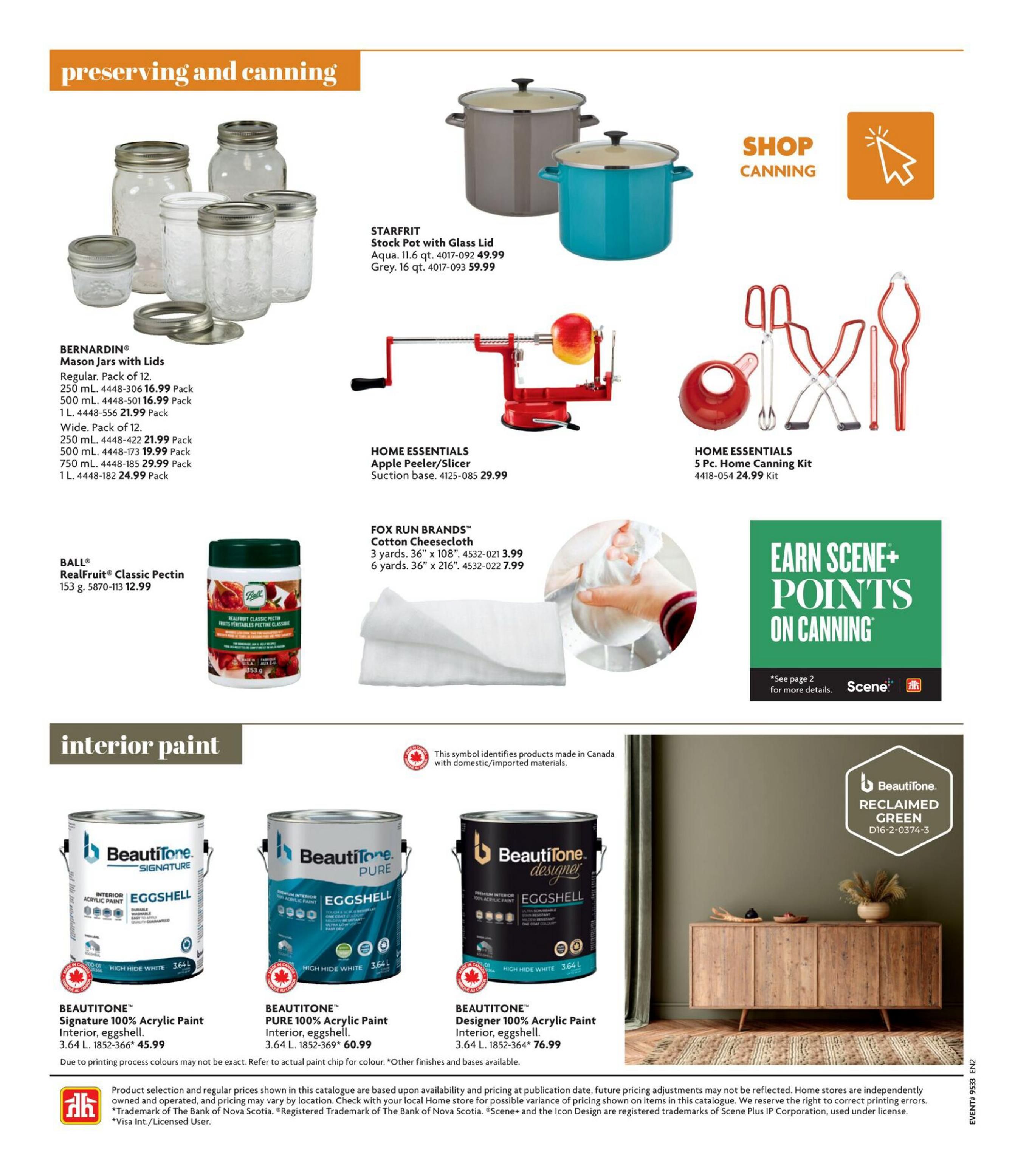 Home Hardware (Atlantic) Fall and Winter Catalogue August 13 to November 4