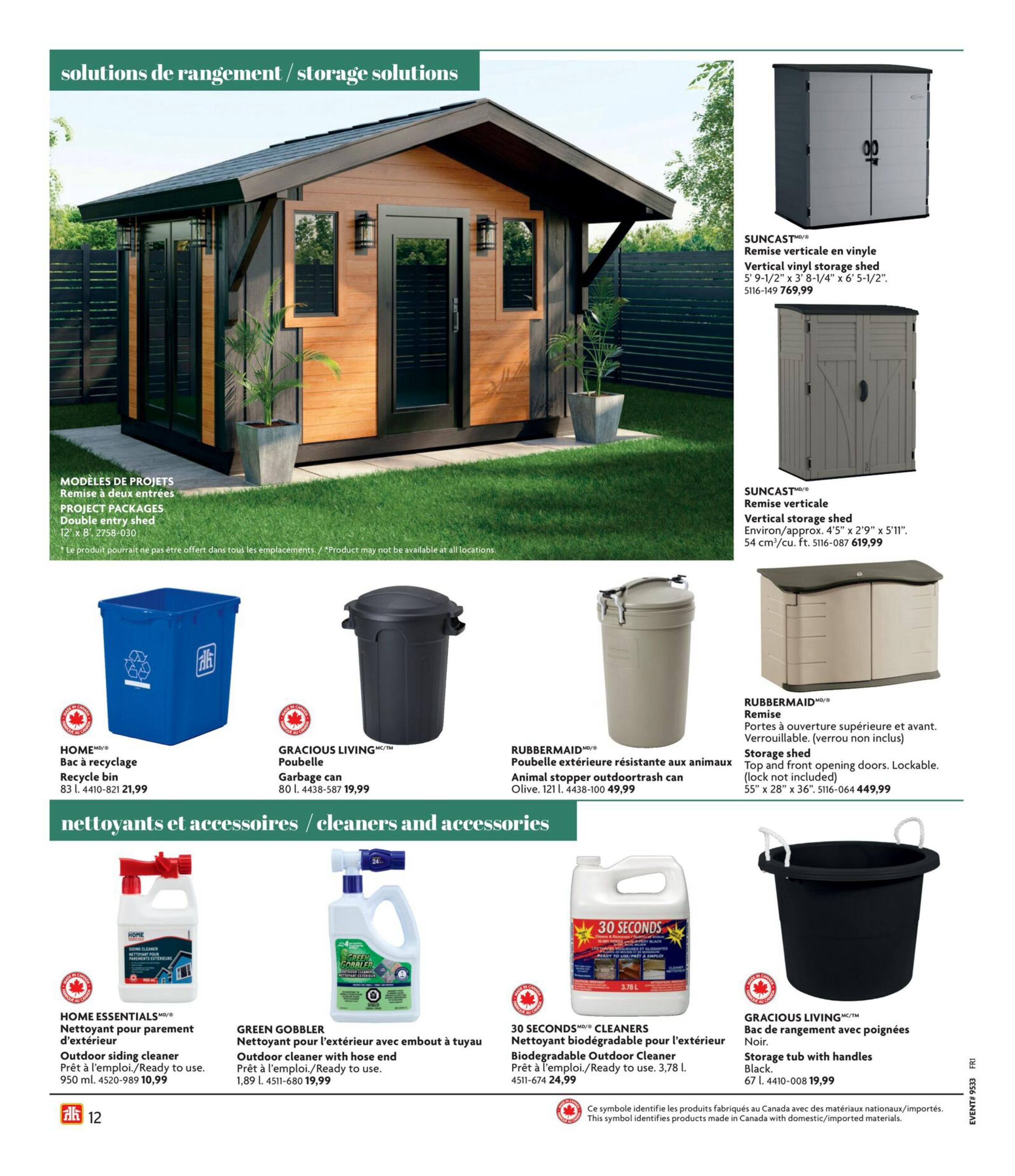 Home Hardware (QC) Fall and Winter Catalogue August 13 to November 4