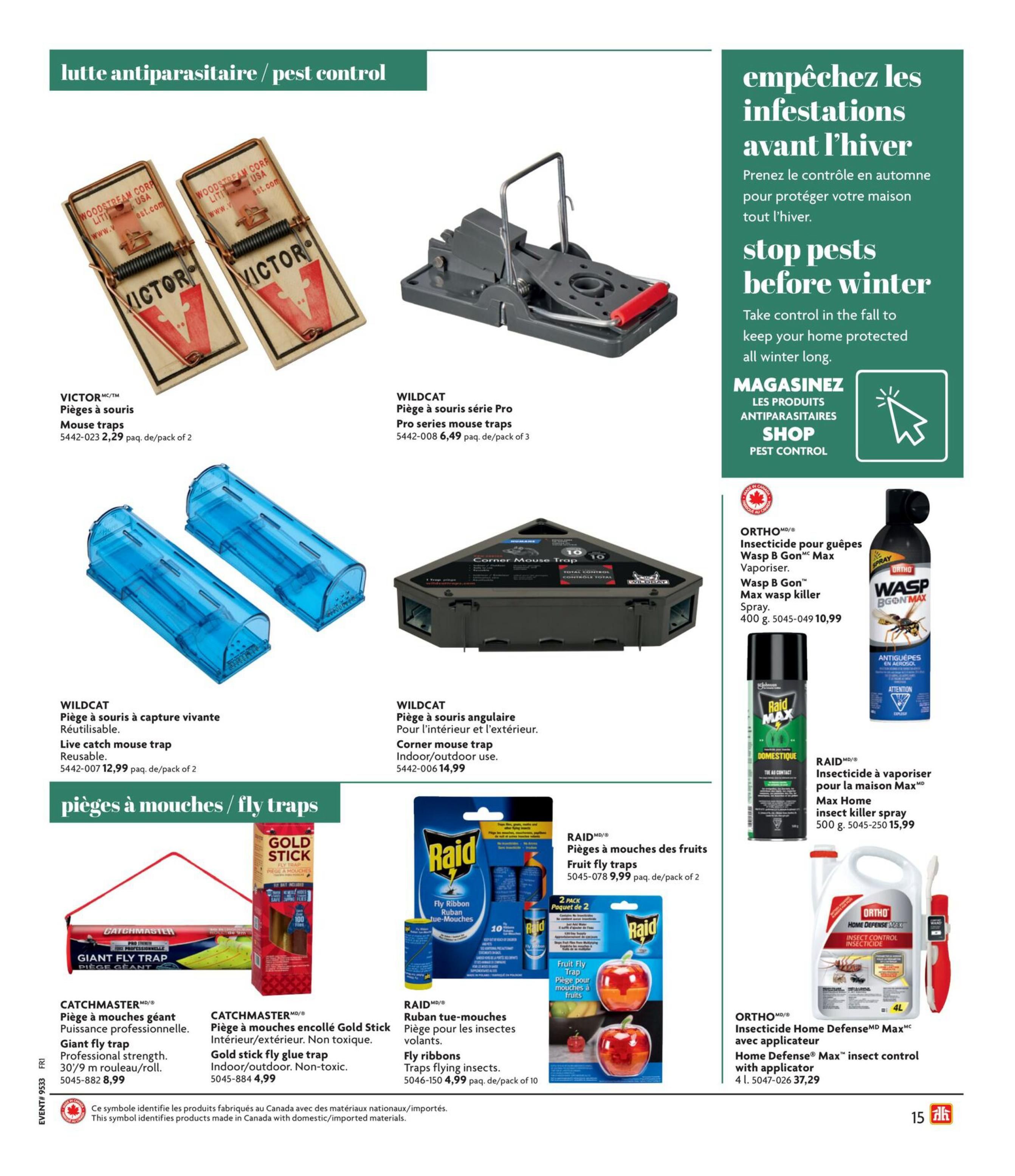 Home Hardware (QC) Fall and Winter Catalogue August 13 to November 4