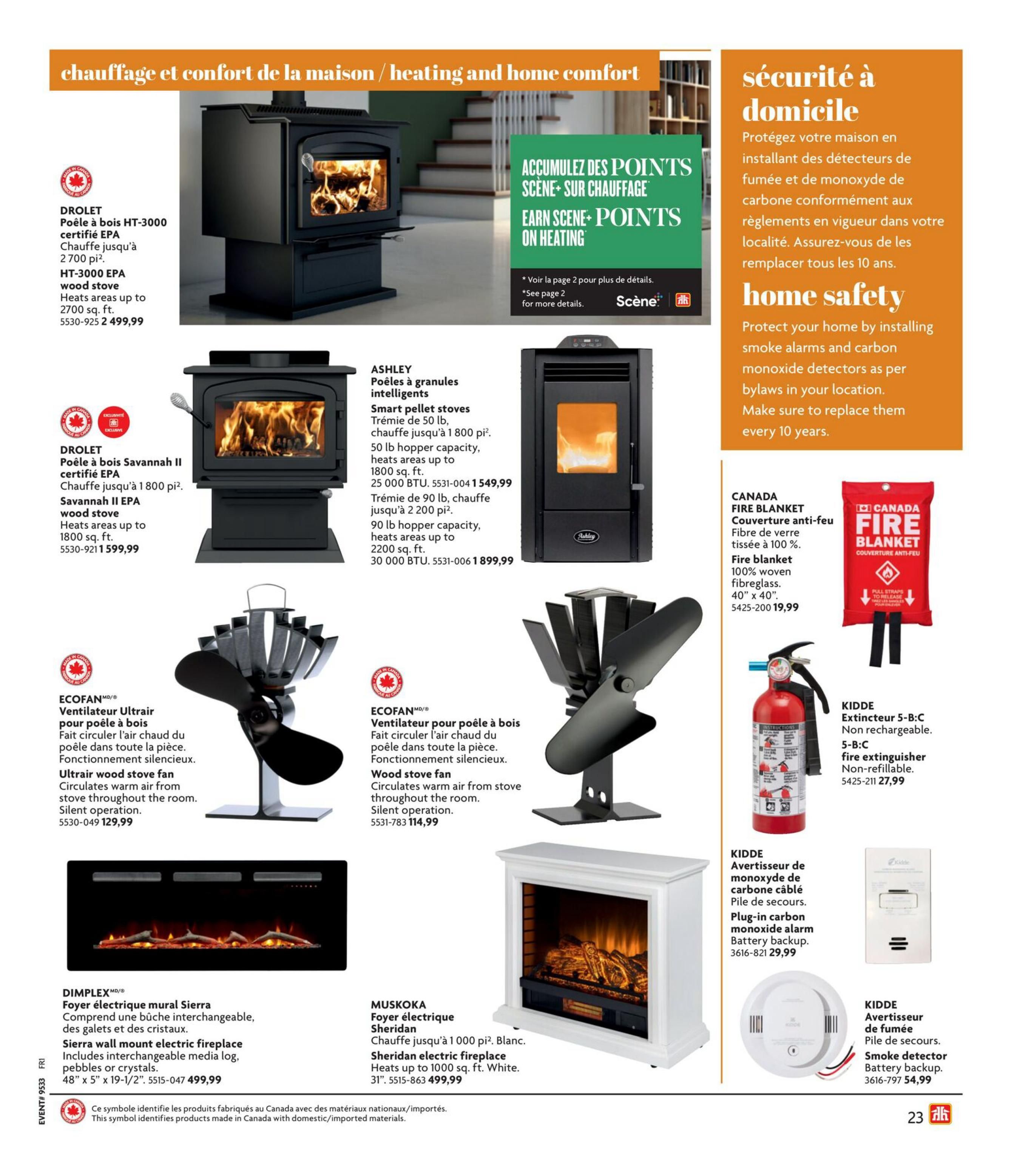 Home Hardware (QC) Fall and Winter Catalogue August 13 to November 4