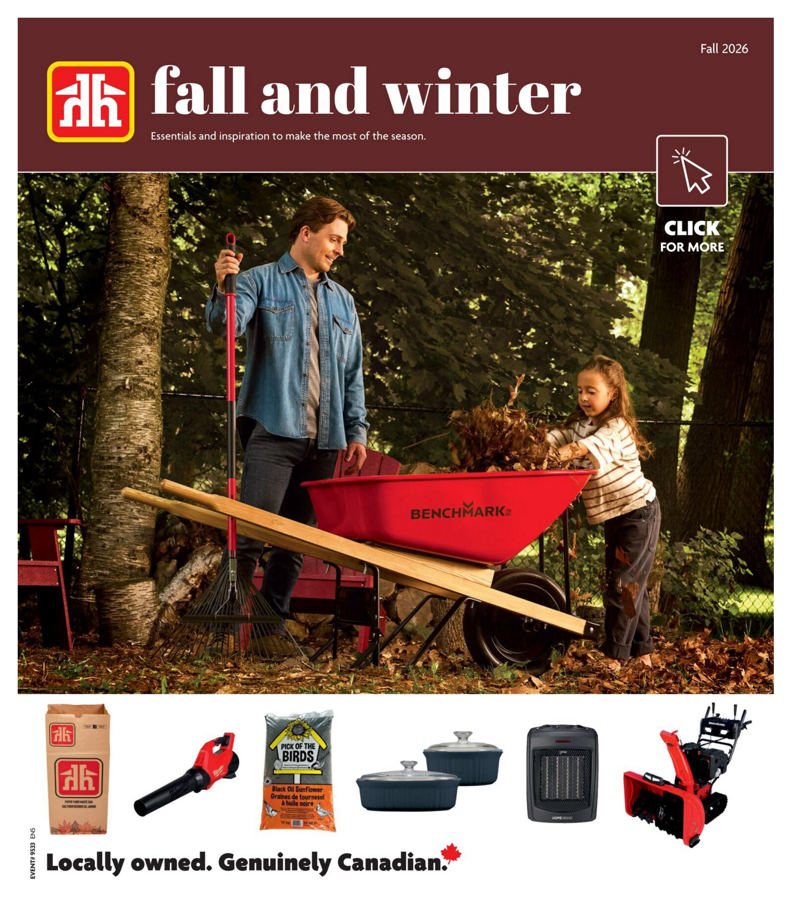 Home Hardware (BC) Fall and Winter Catalogue August 13 to November 4