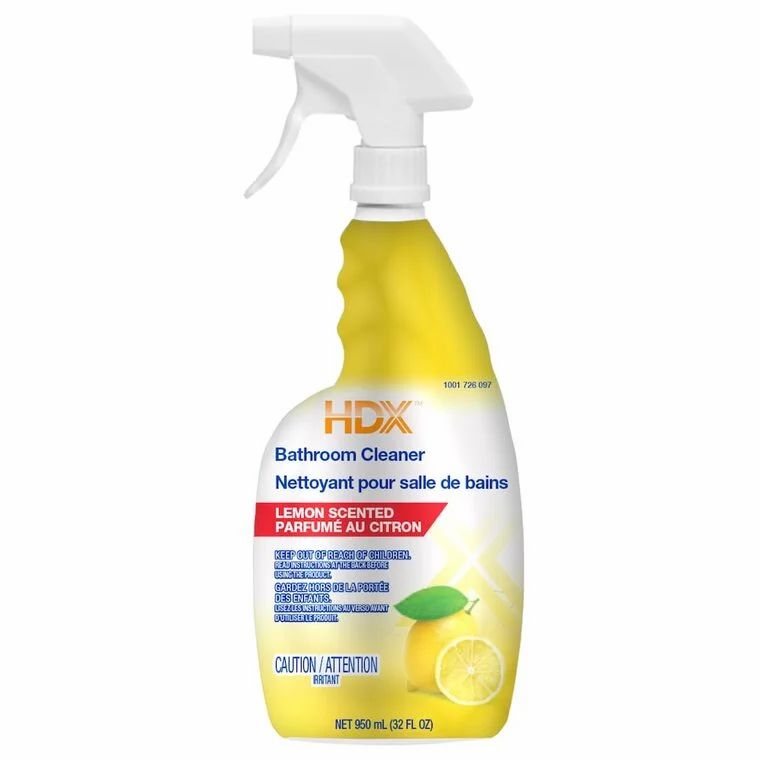 Home Depot: HDX 950 ml Lemon Scented Multi-Surface Bathroom Cleaner - $2.98 FS YMMV