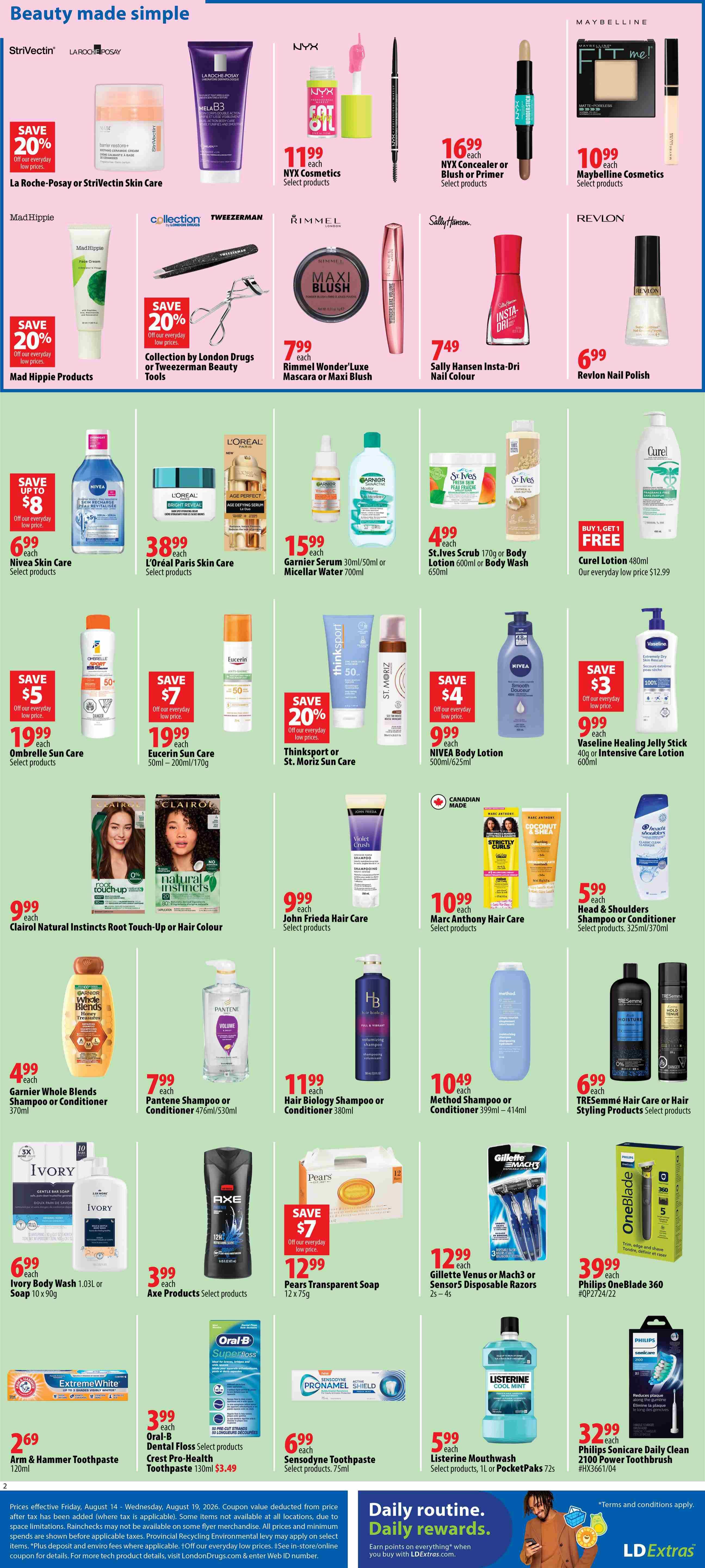London Drugs Weekly Flyer August 14 to 19