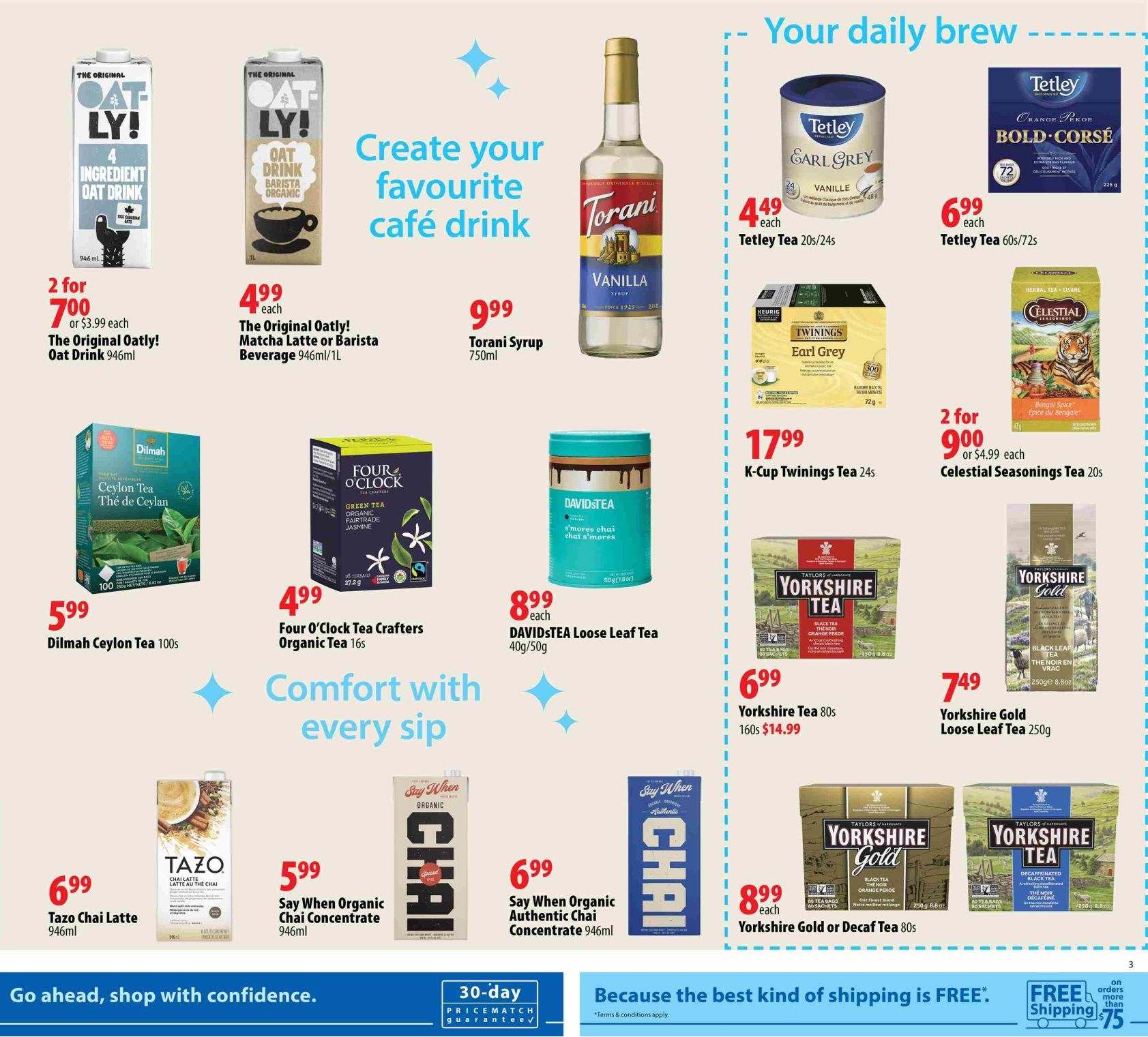 London Drugs Coffee & Tea Flyer August 14 to September 9