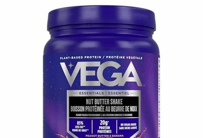 Amazon.ca: Vega Nut Butter Shake, Peanut Butter and Banana $18.05