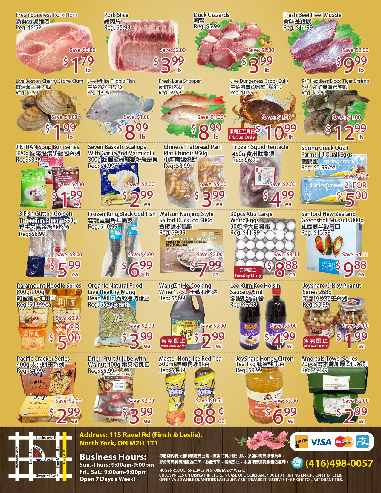 Sunny Supermarket (Leslie) Flyer August 14 to 20